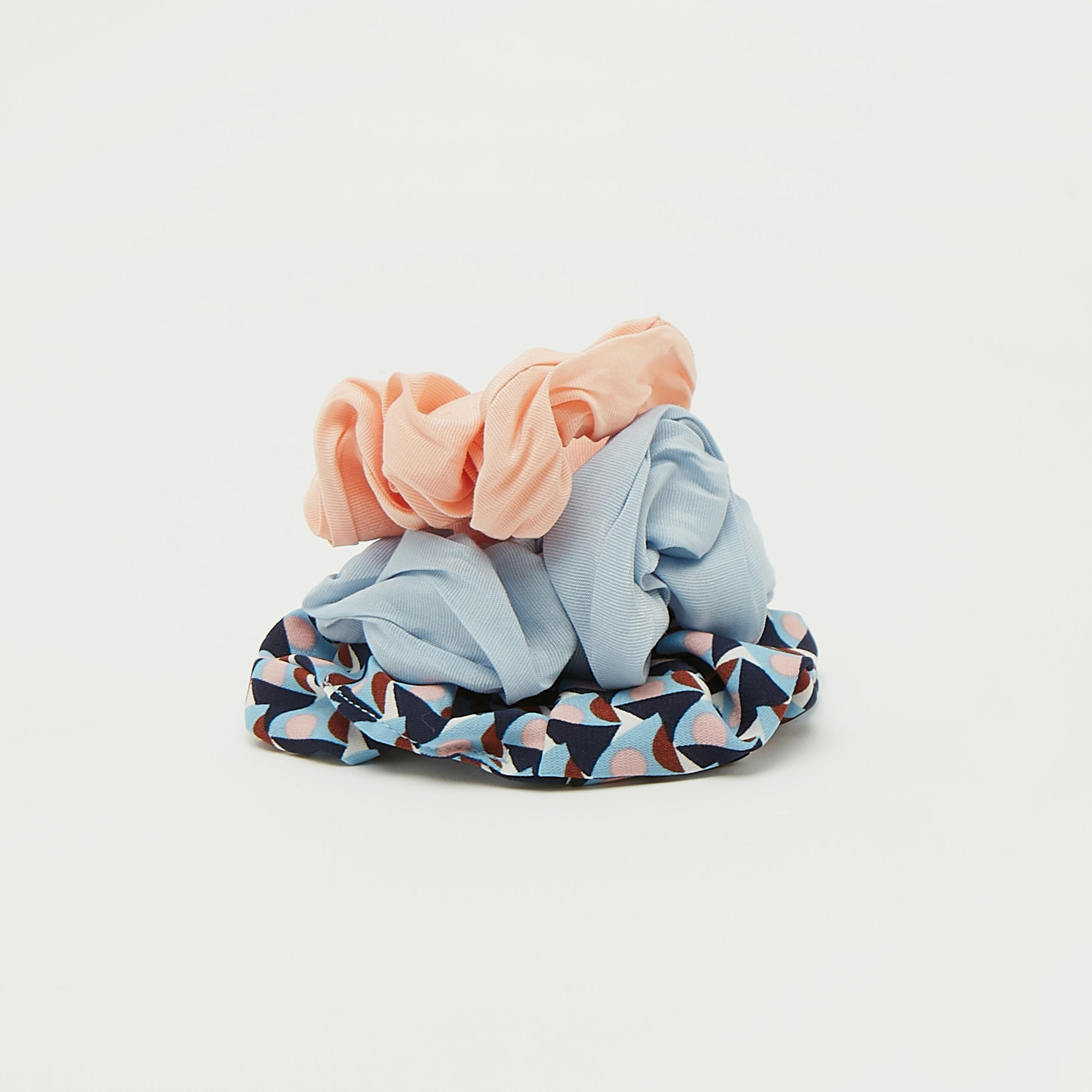 Set of 3 - Assorted Elasticated Scrunchie-women-hairaccessories-image-1