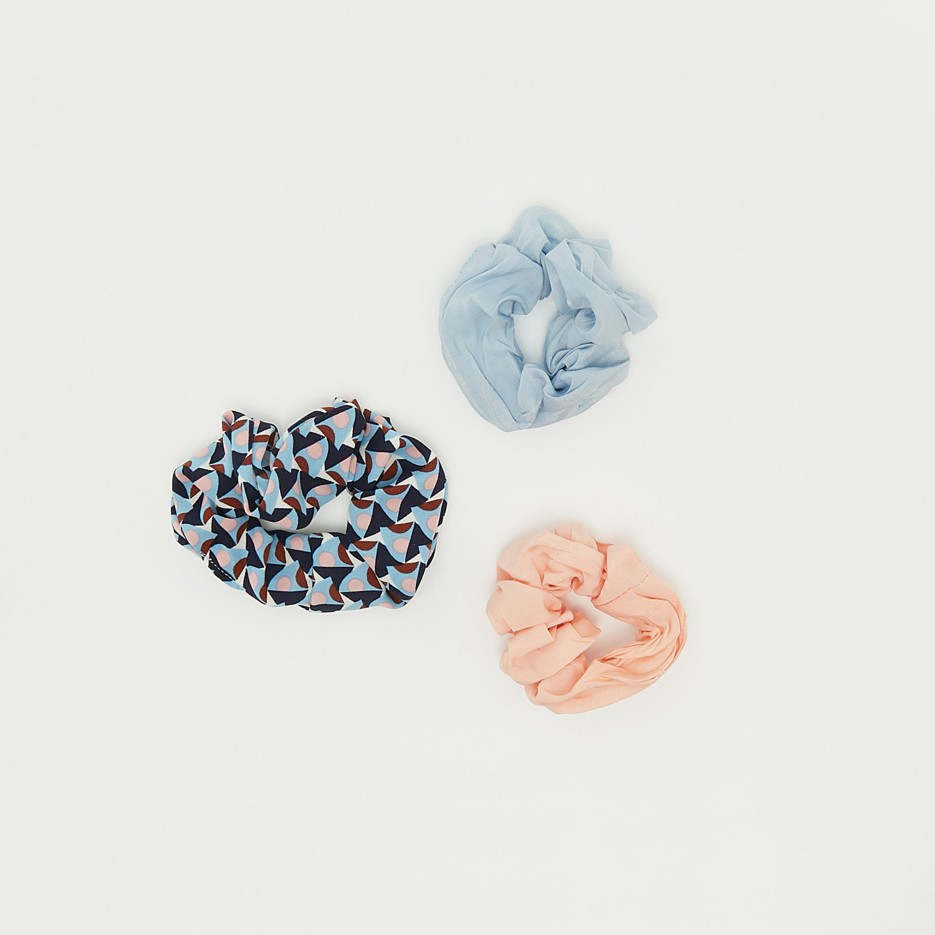 Set of 3 - Assorted Elasticated Scrunchie-women-hairaccessories-image-2