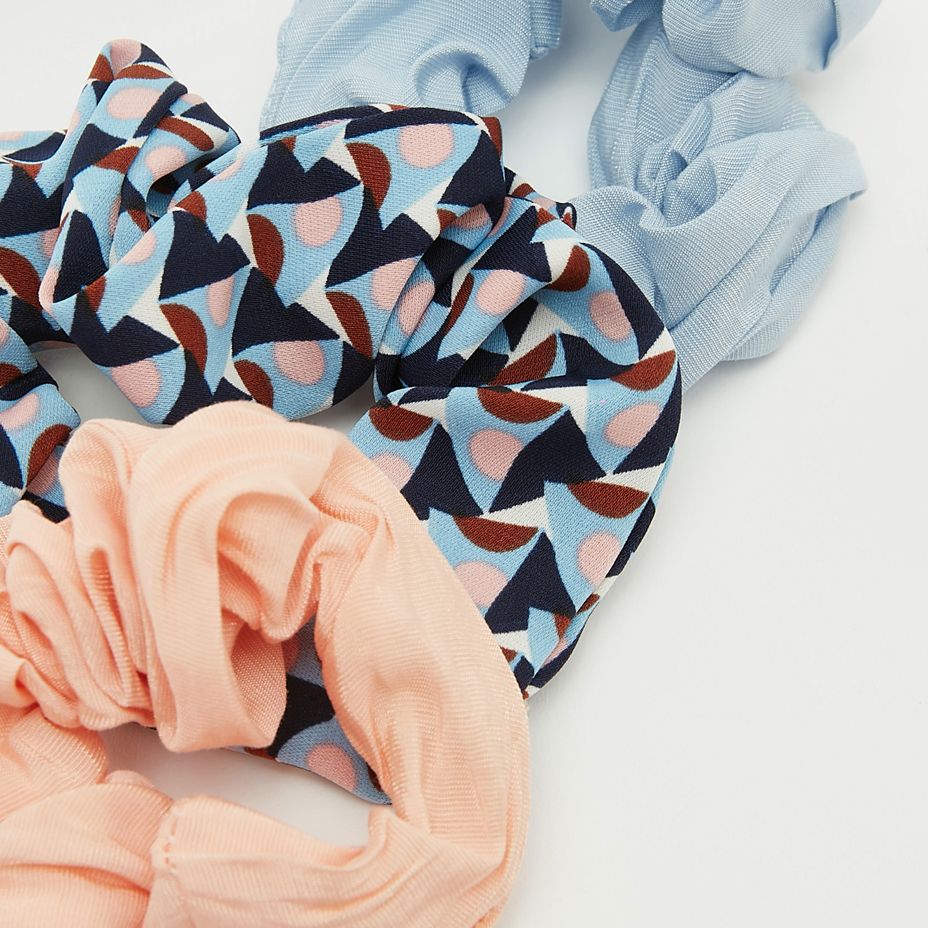 Set of 3 - Assorted Elasticated Scrunchie-women-hairaccessories-image-3