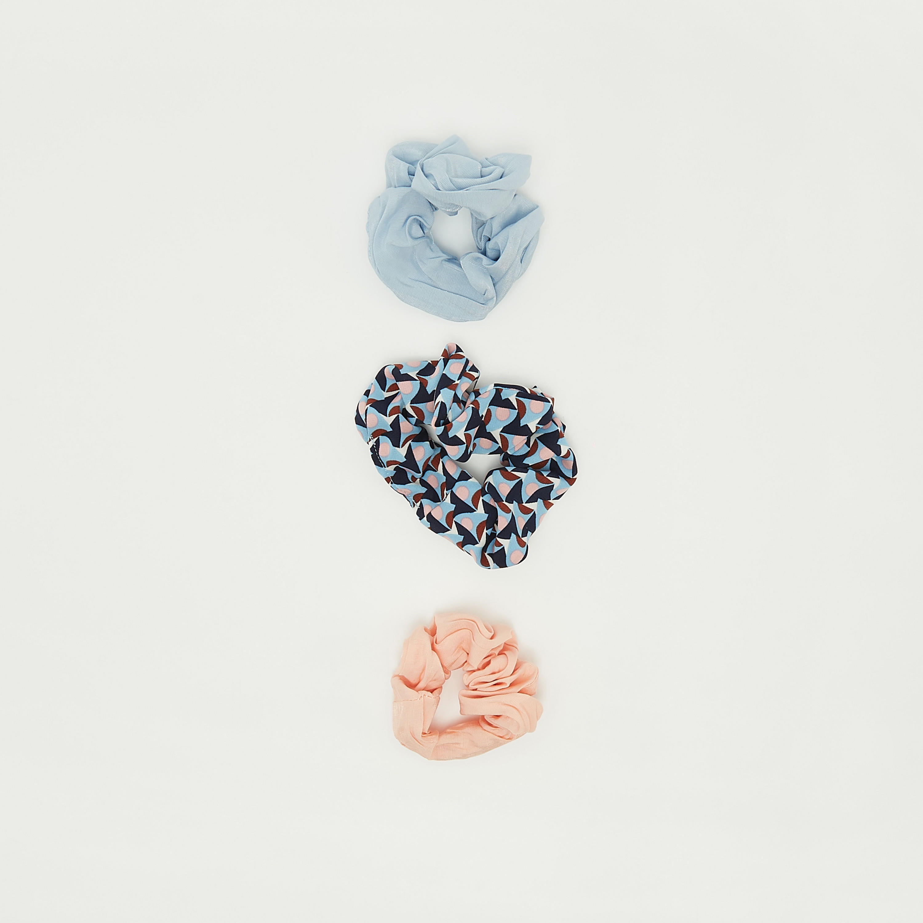 Set of 3 - Assorted Elasticated Scrunchie-women-hairaccessories-image-4
