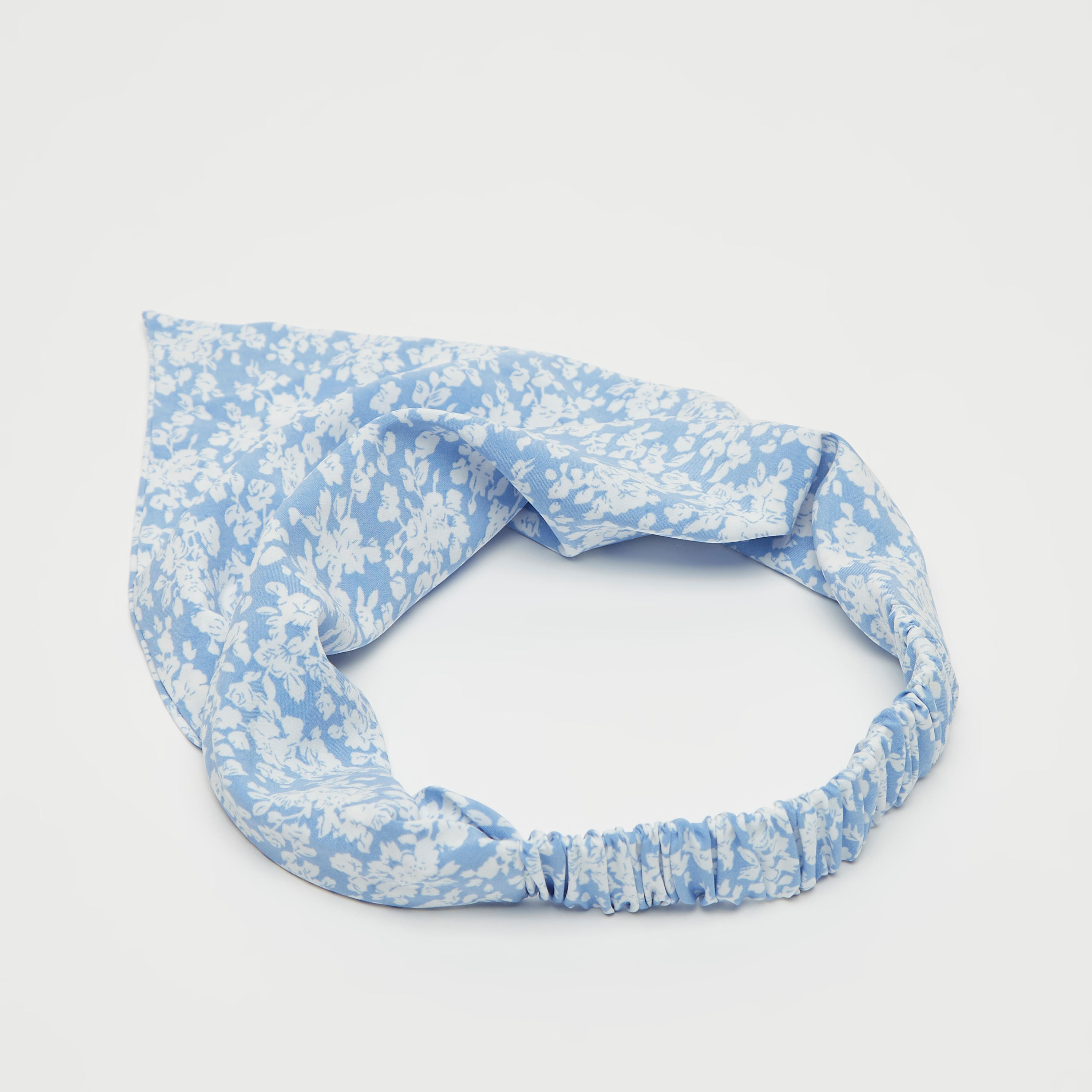 Floral Print Elasticated Hairband-women-hairaccessories-image-3