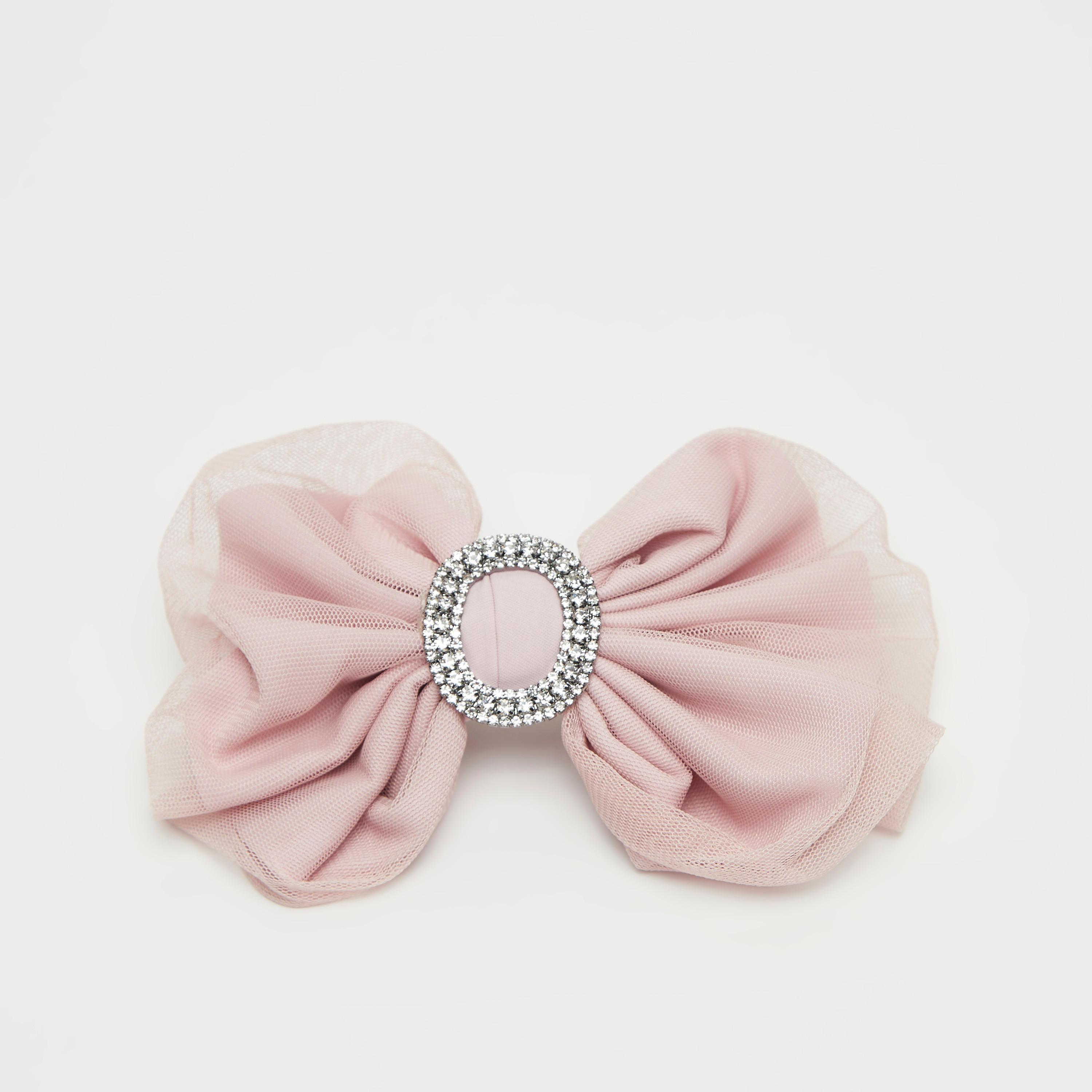 Bow Patterned Embellished Hair Clip-women-hairaccessories-image-1
