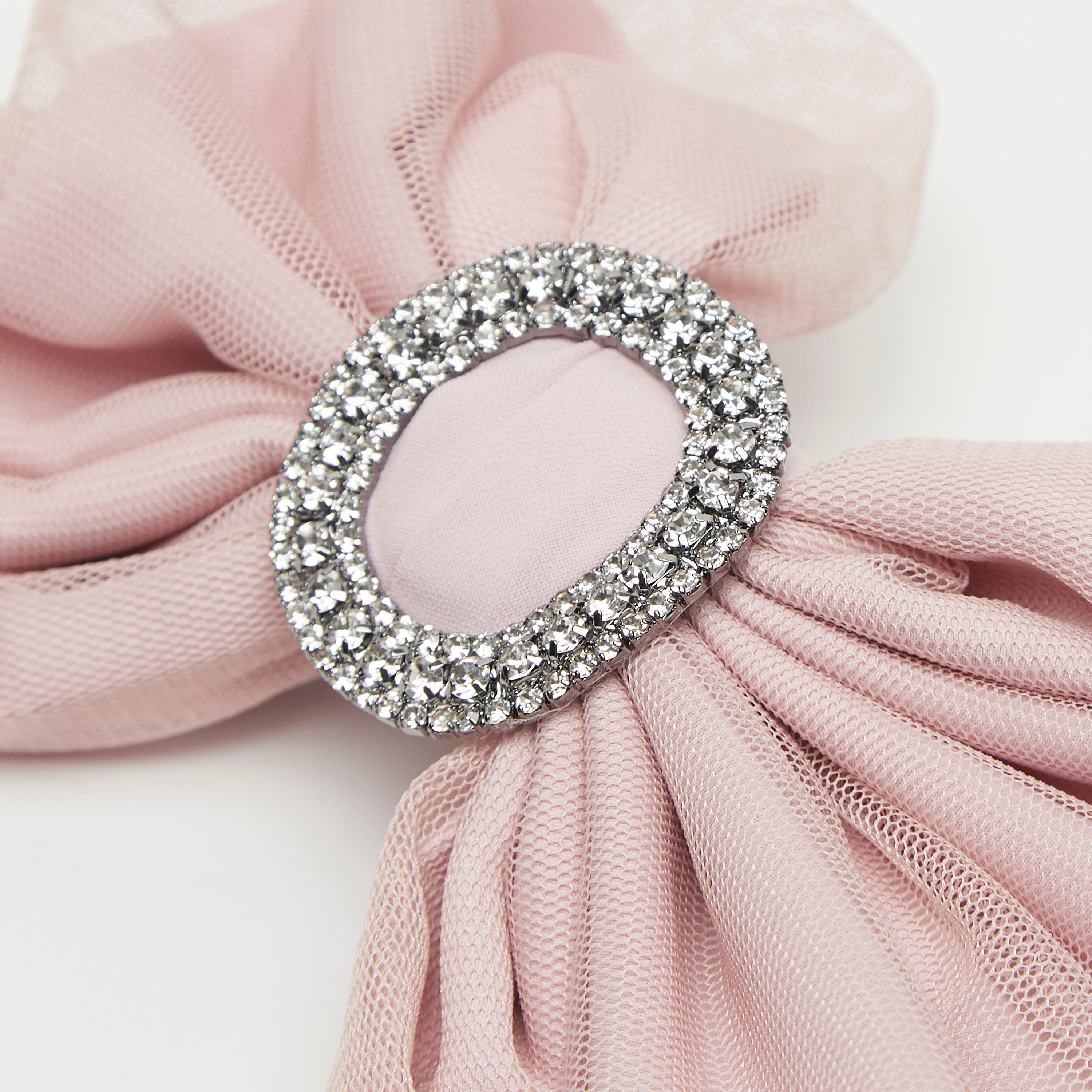 Bow Patterned Embellished Hair Clip-women-hairaccessories-image-3