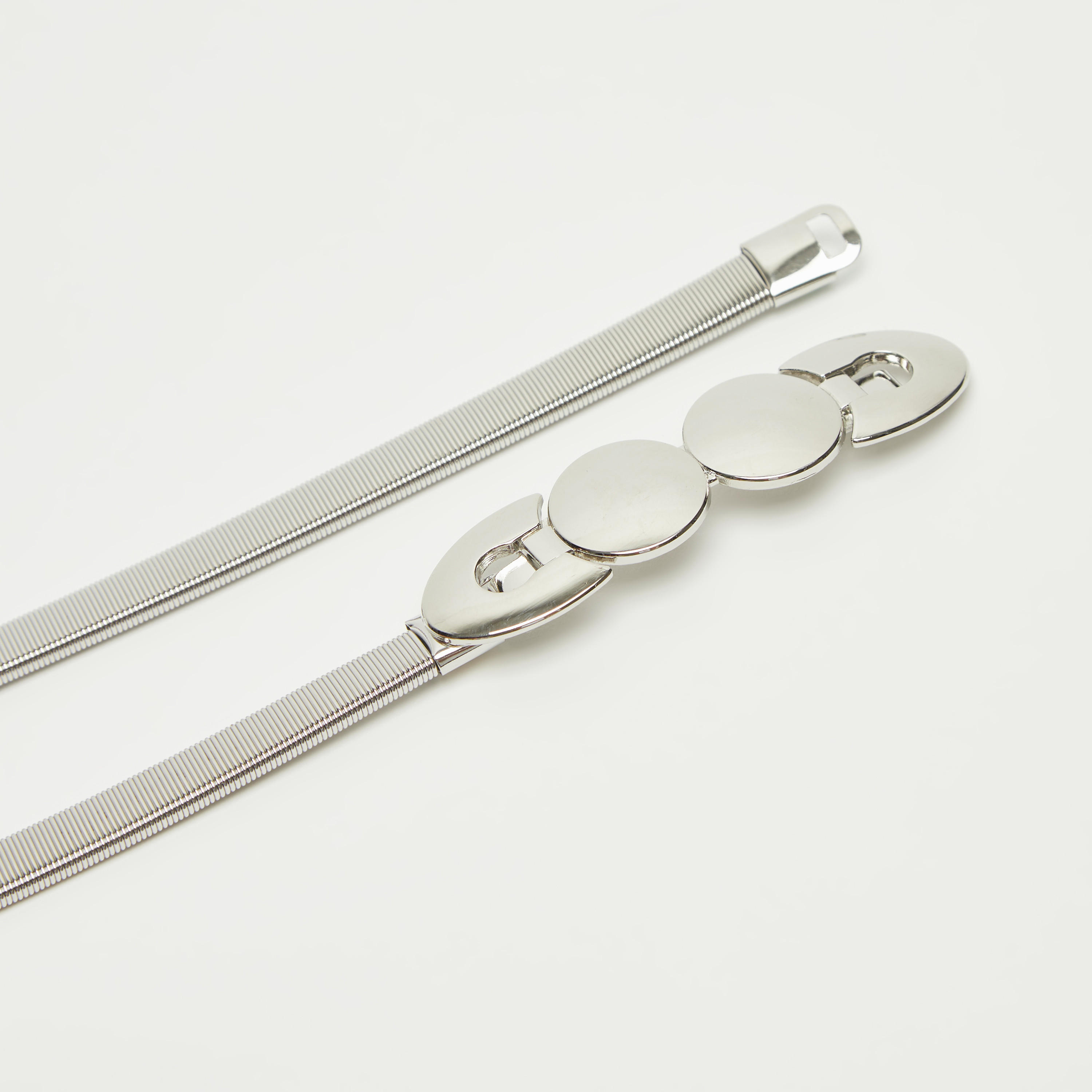 حزام خصر بارز الملمس بإبزيم إغلاق-women-clothingaccessories-belts-image-3