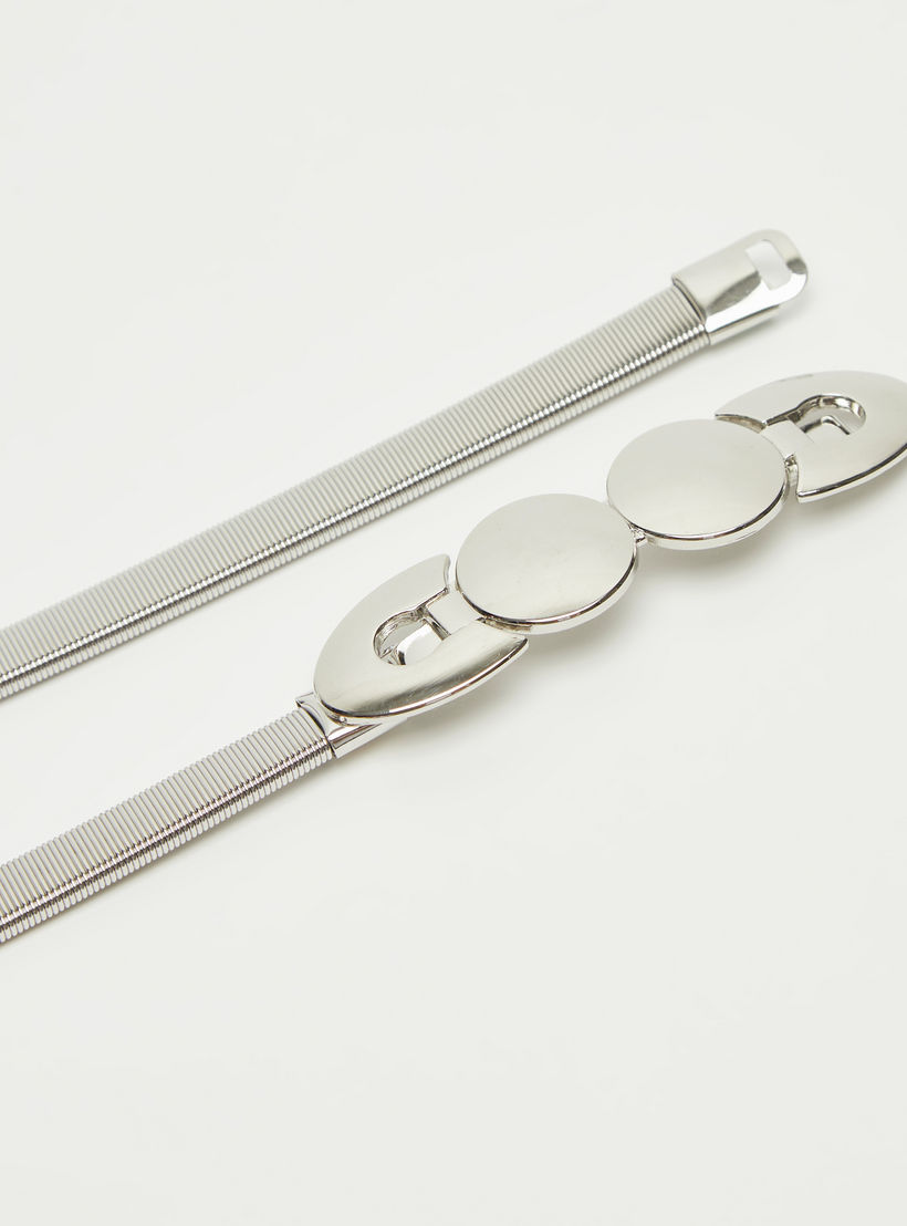 حزام خصر بارز الملمس بإبزيم إغلاق-women-clothingaccessories-belts-image-3
