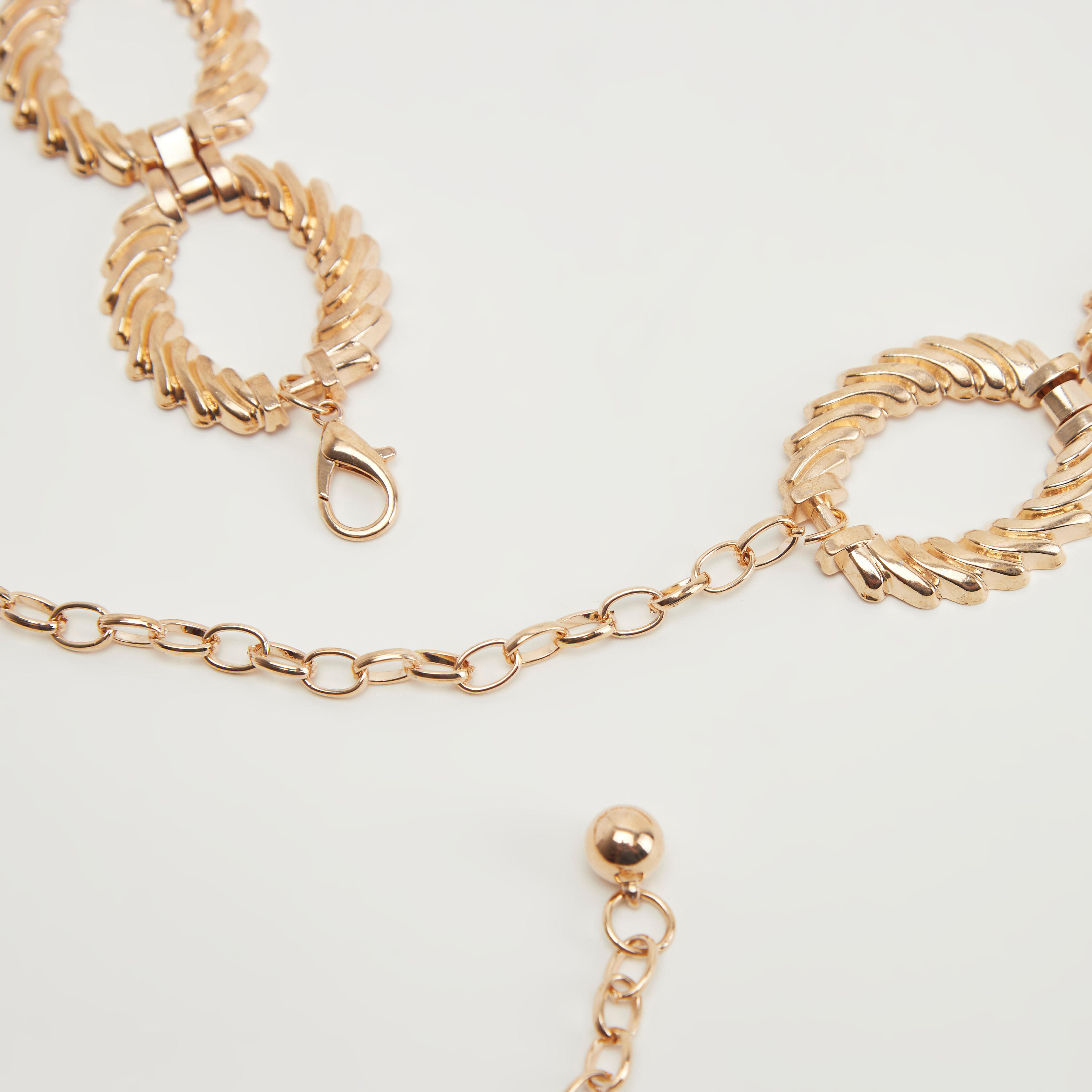 حزام مزين بسلسلة مع مشبك لوبستر-women-clothingaccessories-belts-image-1