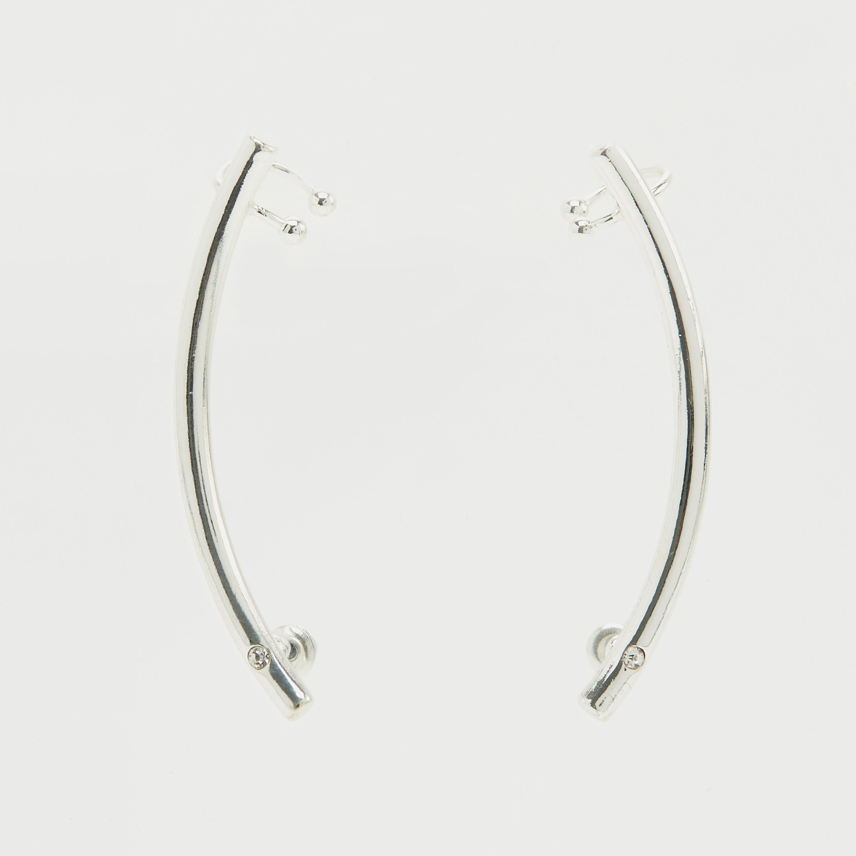 Metallic Ear Cuffs with Pushback Closure-women-watchesandjewellery-jewellery-earrings-image-2