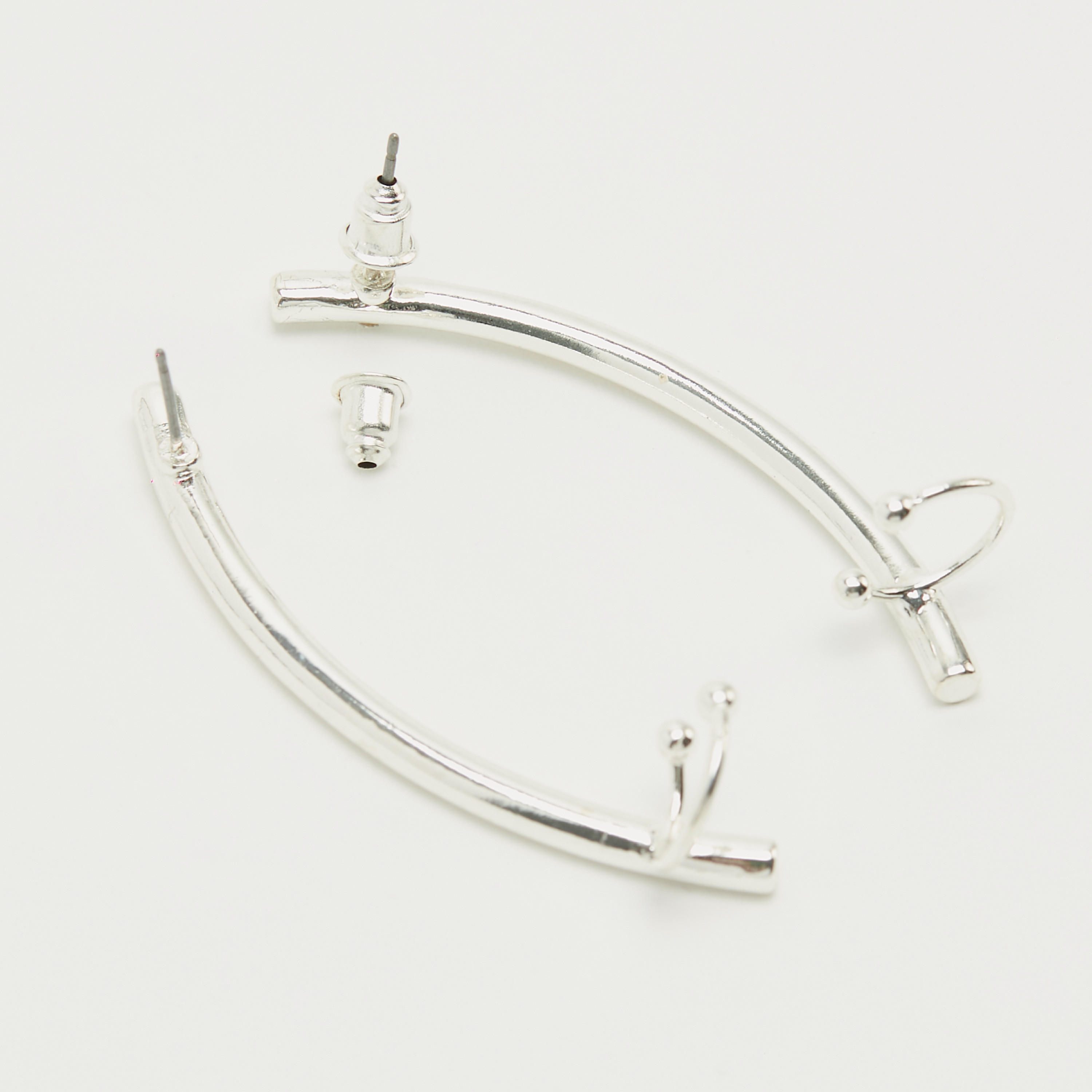 Metallic Ear Cuffs with Pushback Closure-women-watchesandjewellery-jewellery-earrings-image-4
