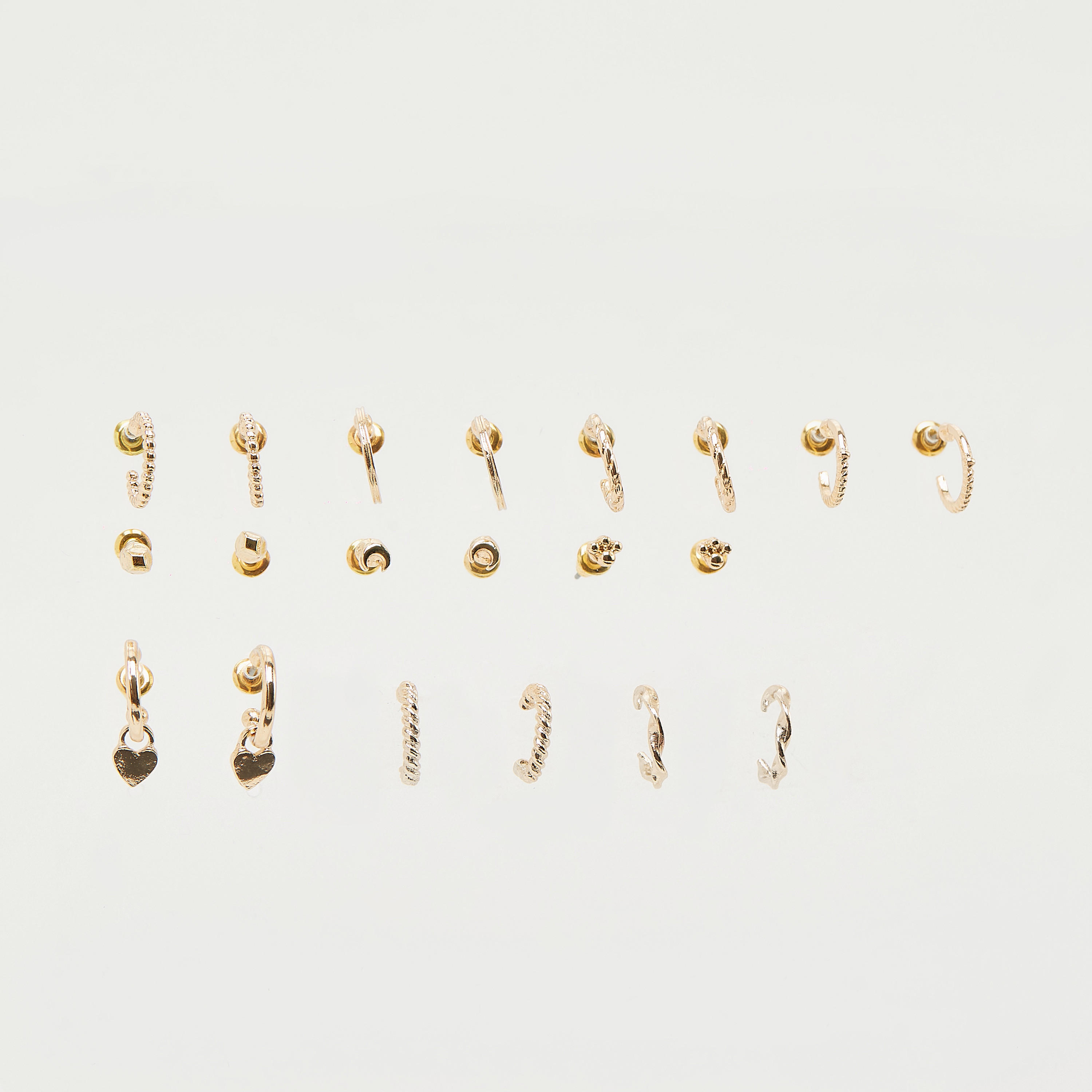 Set of 10 - Assorted Earrings with Pushback Closure-women-watchesandjewellery-jewellery-earrings-image-1