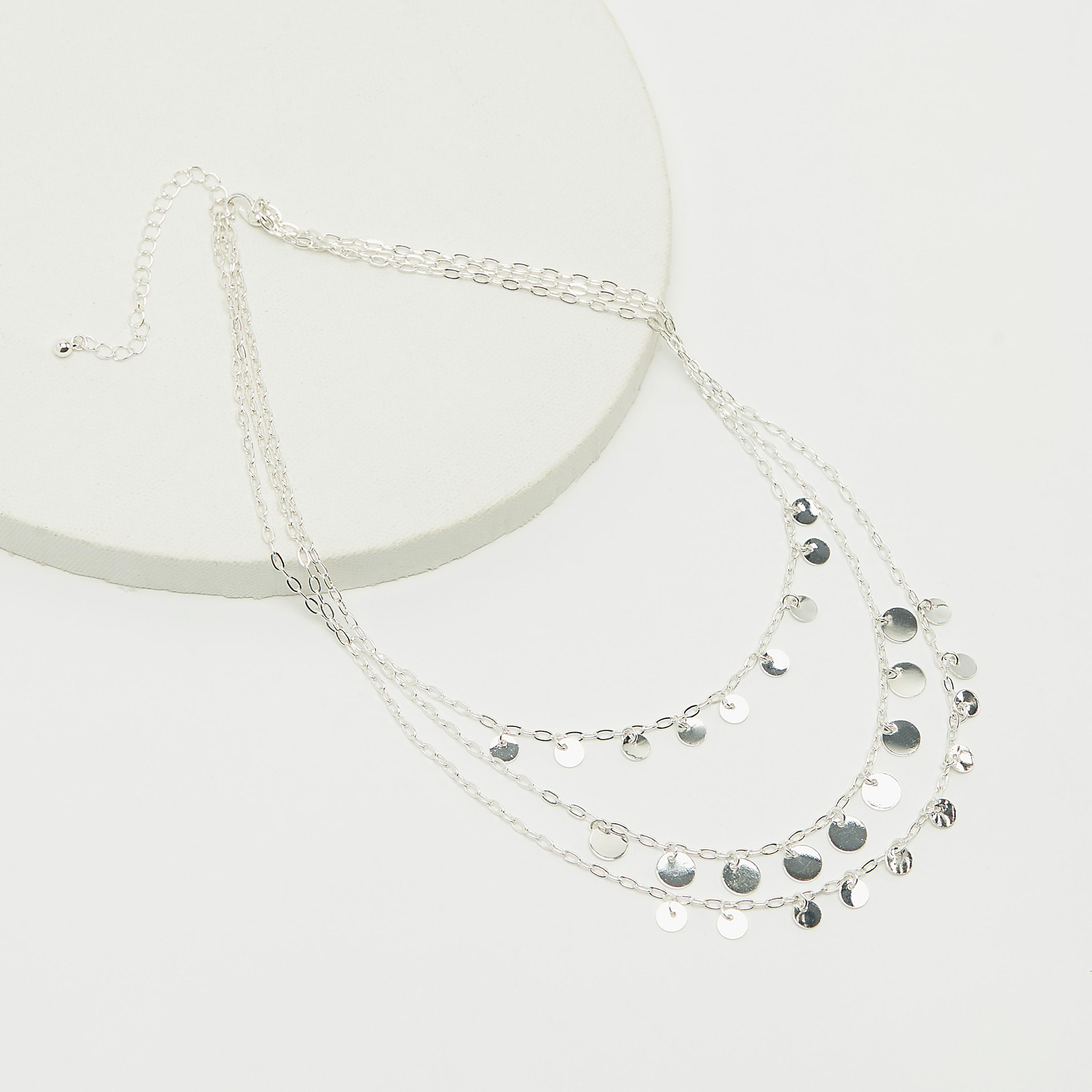 قلادة سلسلة متعدّدة الطبقات بمشبك إغلاق-women-watchesandjewellery-jewellery-necklacesandpendants-image-4