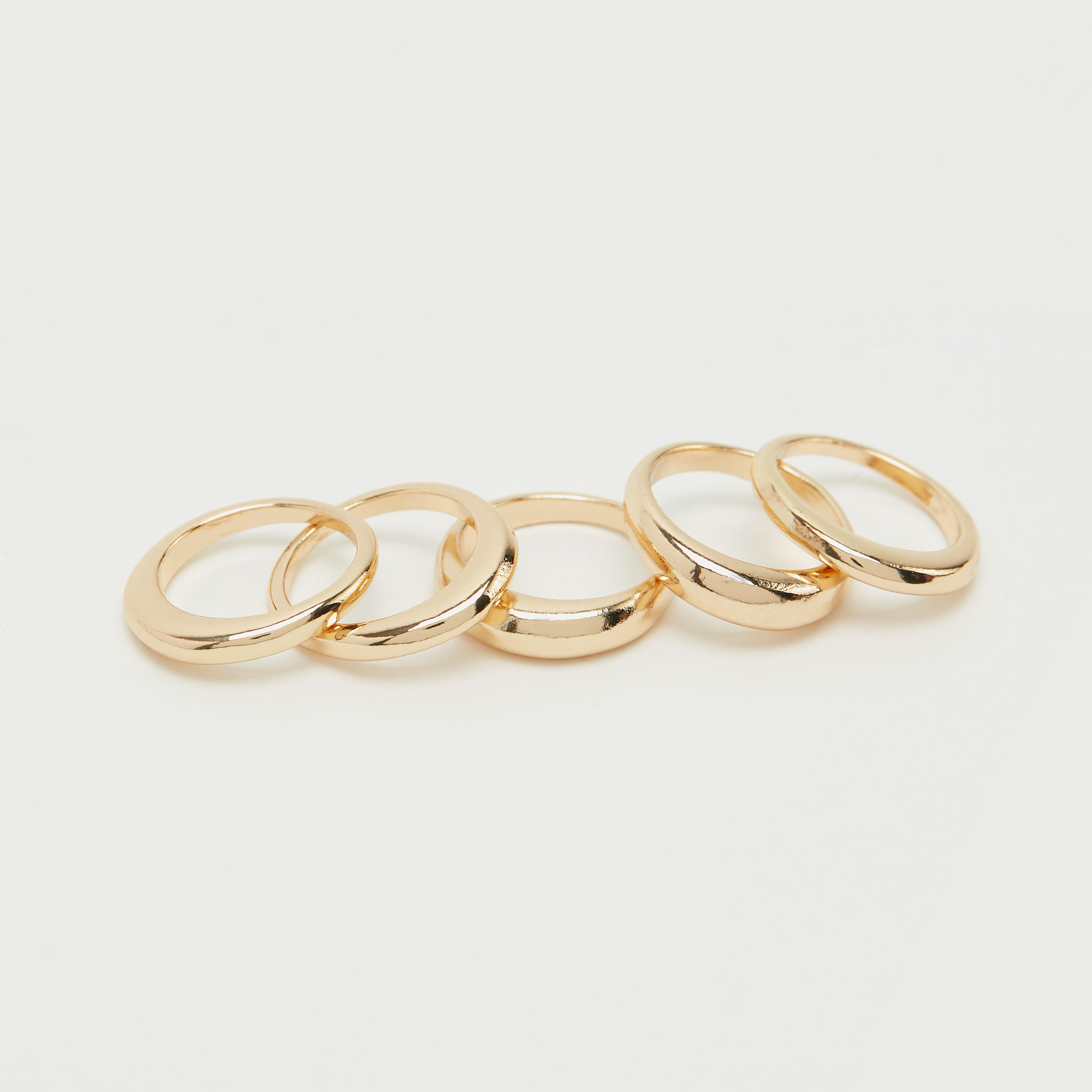 خاتم ميتاليك - طقم من 5 قطع-women-watchesandjewellery-jewellery-rings-image-4