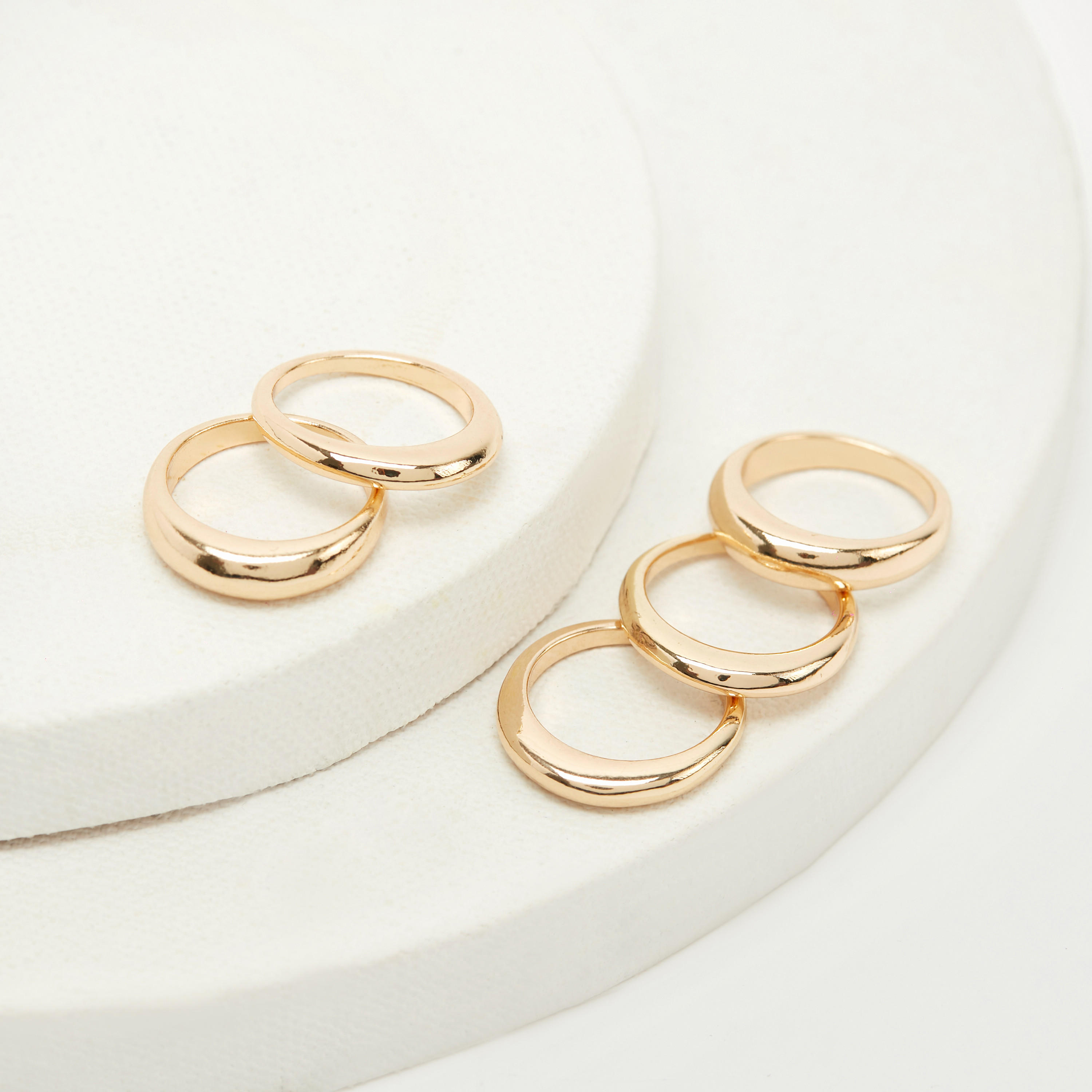 خاتم ميتاليك - طقم من 5 قطع-women-watchesandjewellery-jewellery-rings-image-3