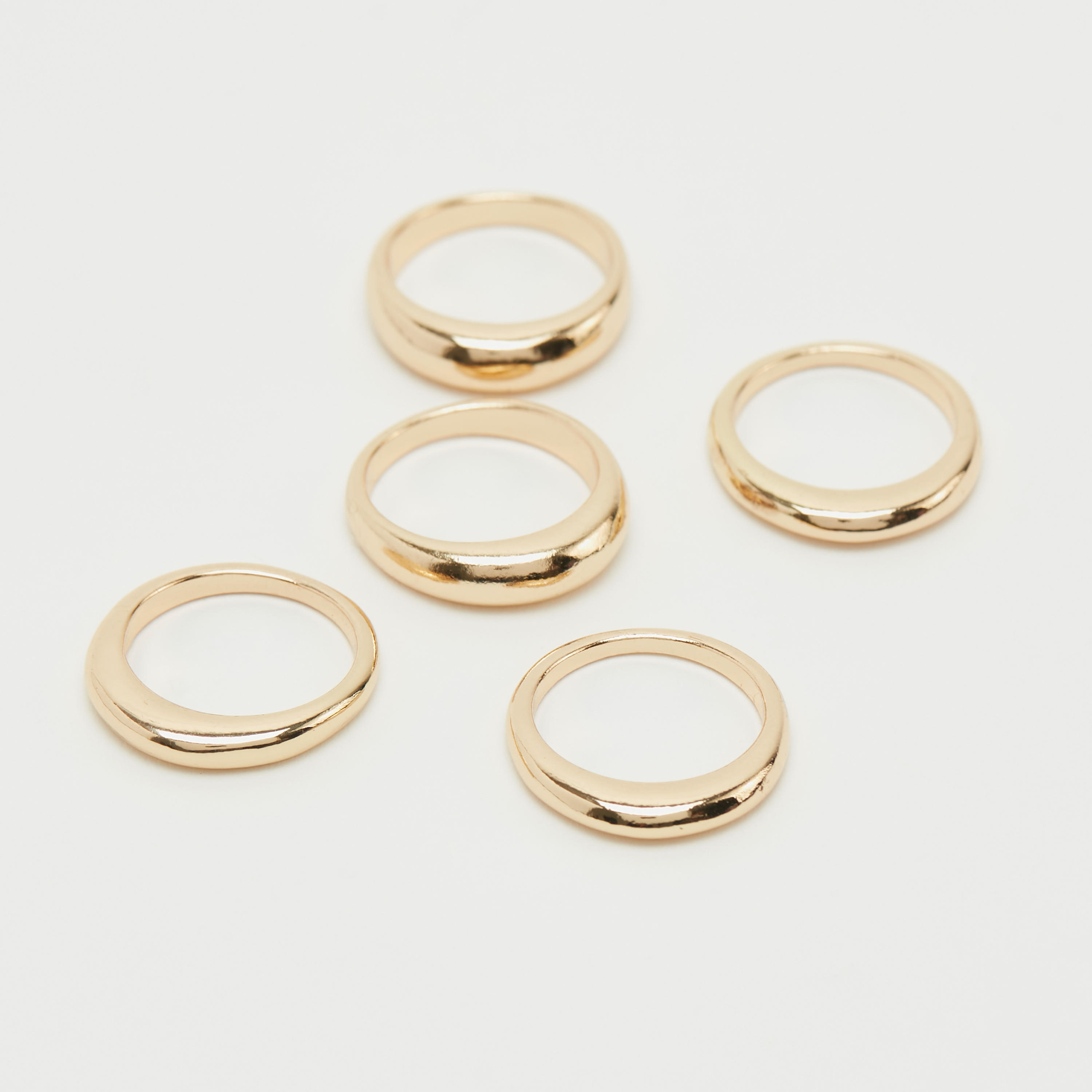 خاتم ميتاليك - طقم من 5 قطع-women-watchesandjewellery-jewellery-rings-image-1