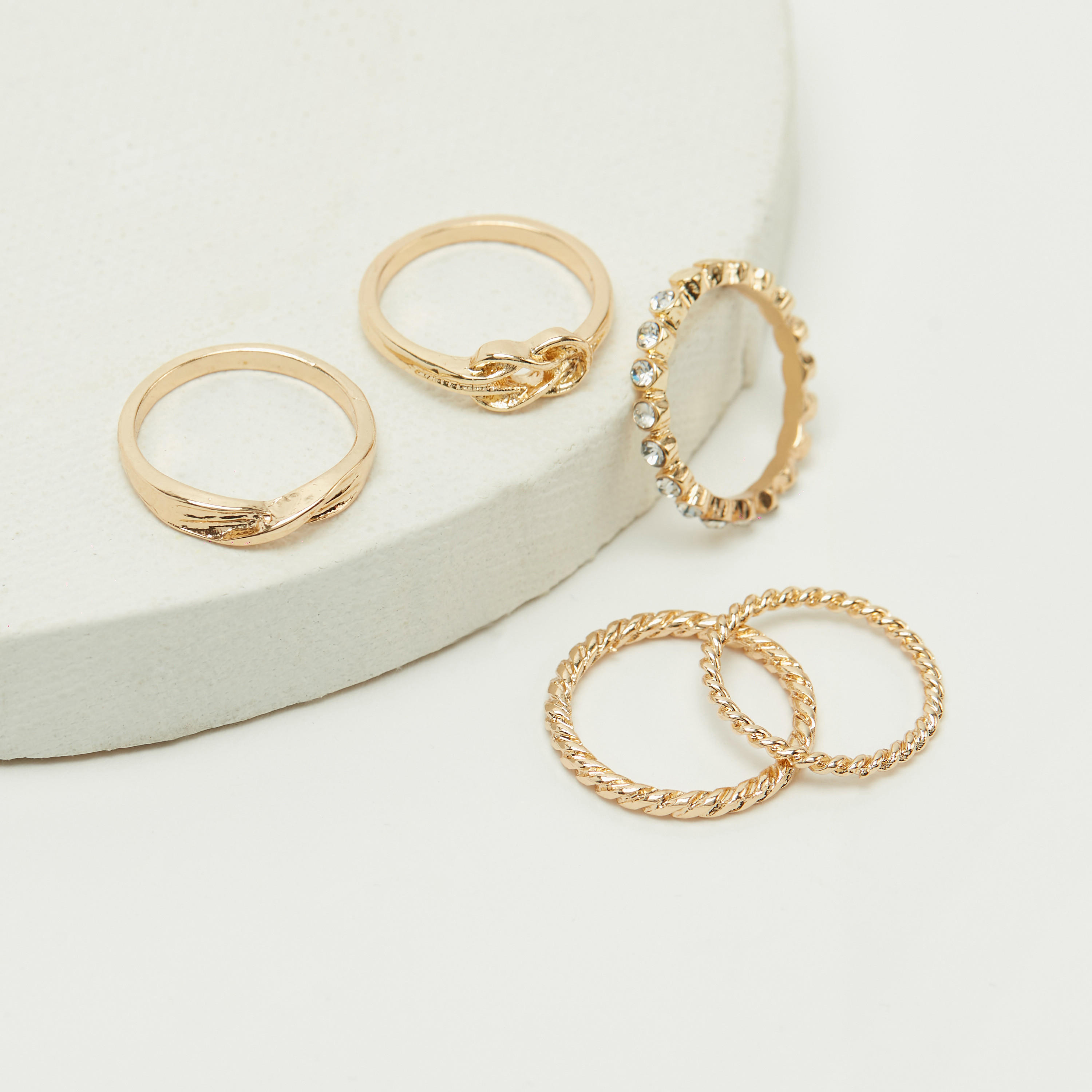 Set of 5 - Assorted Finger Ring-women-watchesandjewellery-jewellery-rings-image-1