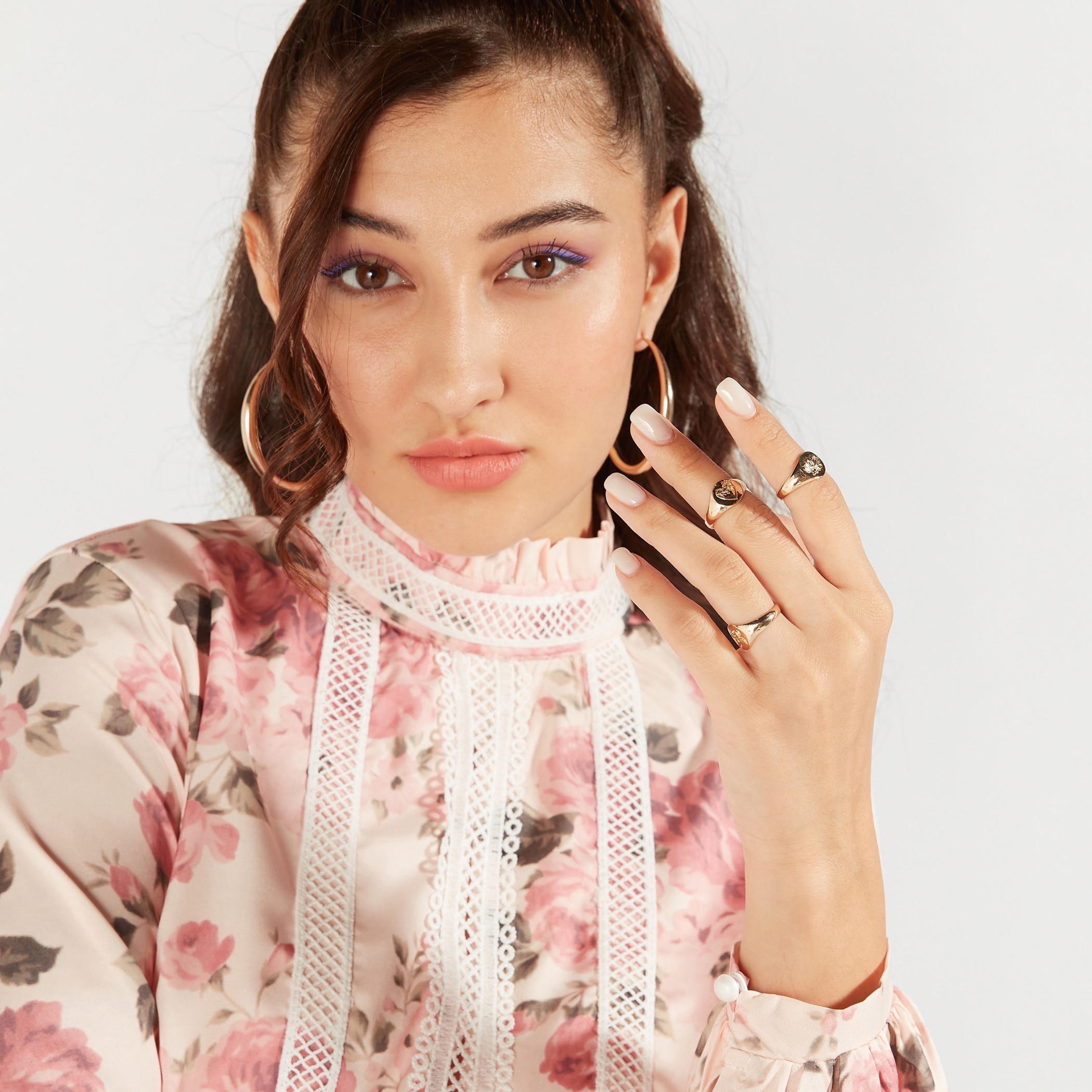 خواتم منقوشة - طقم من 3 قطع-women-watchesandjewellery-jewellery-rings-image-2
