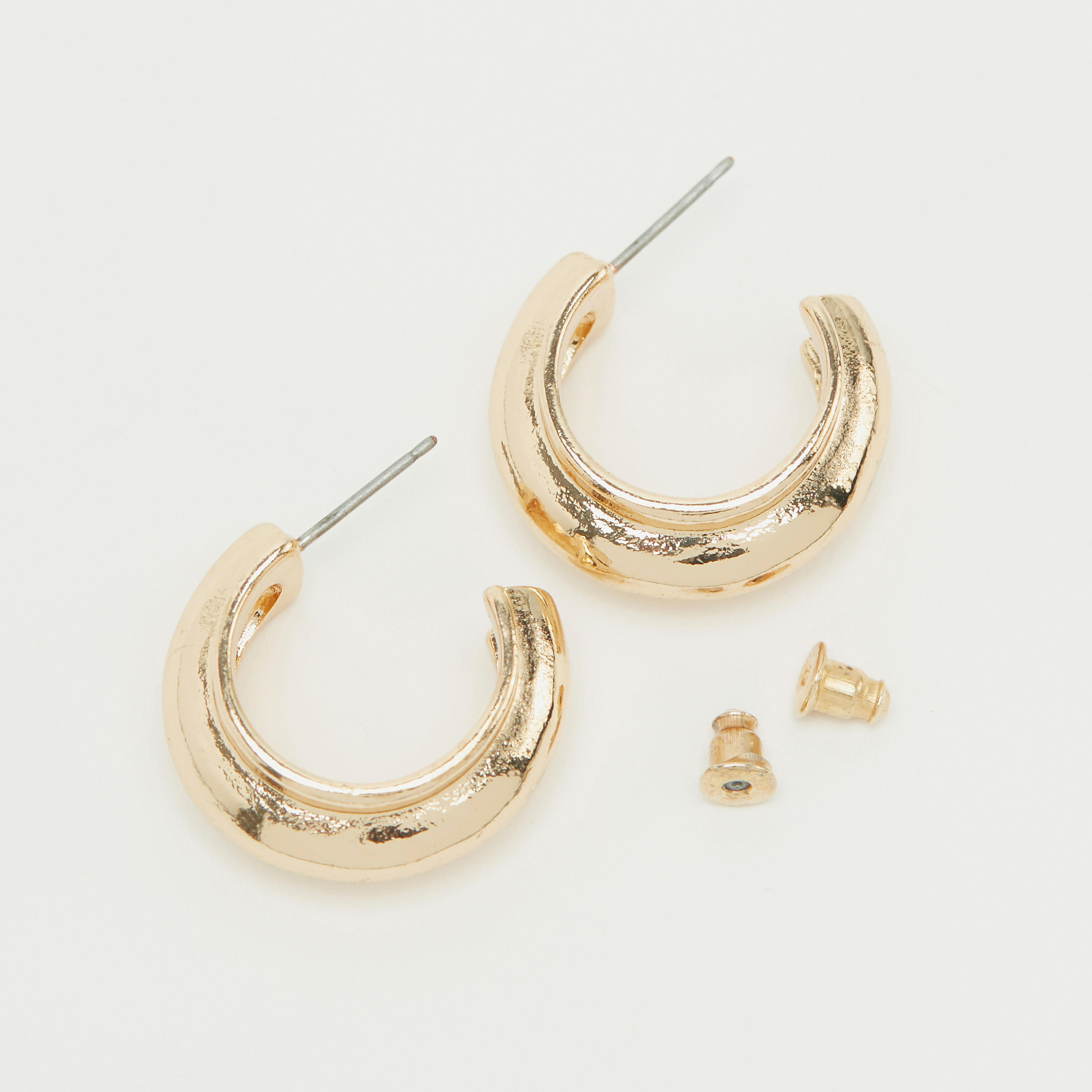 Metallic Stud Earrings with Pushback Closure-women-watchesandjewellery-jewellery-earrings-image-5