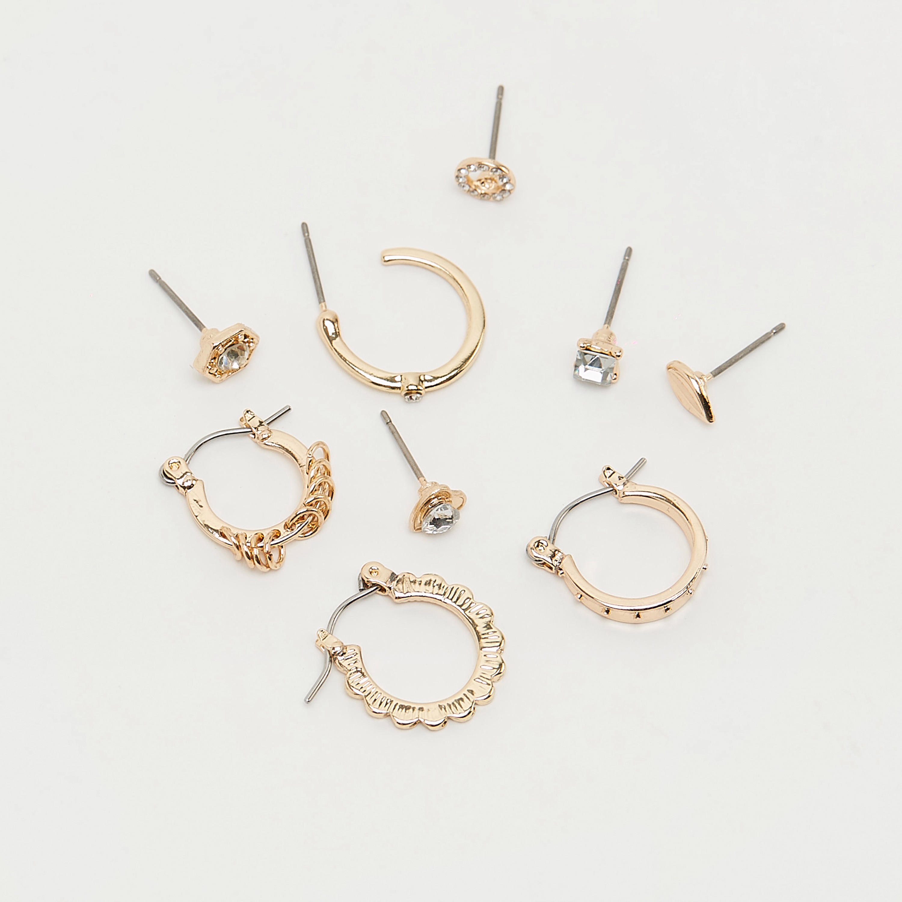 Set of 20 - Assorted Stud Earrings with Pushback Closure-women-watchesandjewellery-jewellery-earrings-image-3