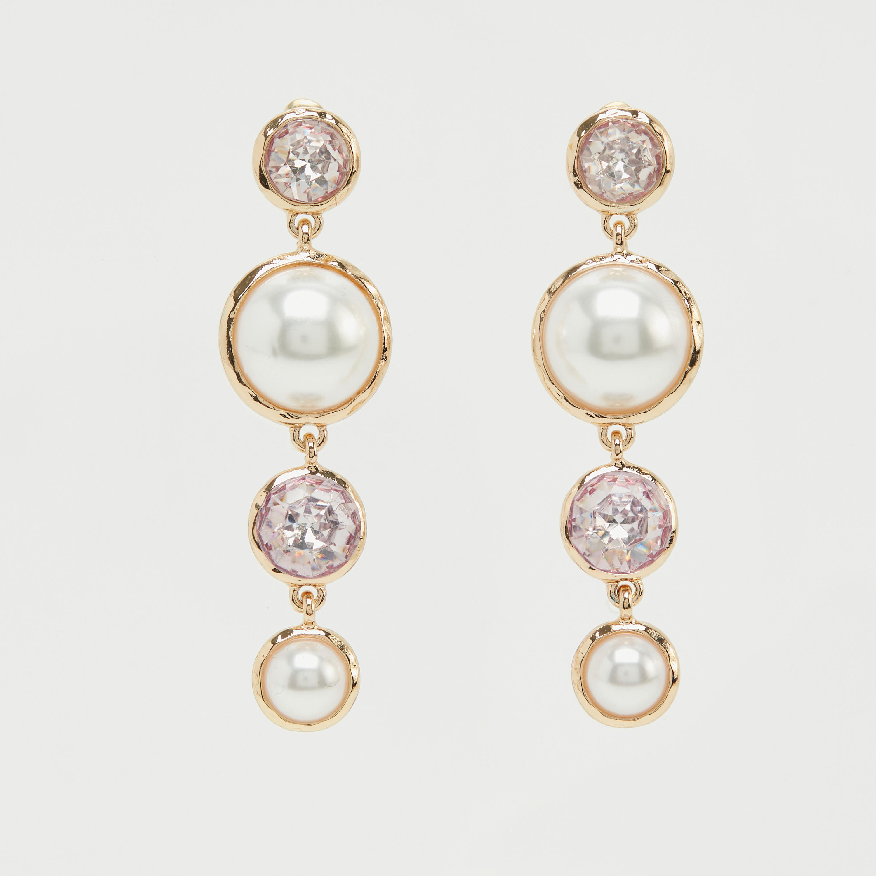 حلق متدليّ مزيّن بمكبس إغلاق خلفي-women-watchesandjewellery-jewellery-earrings-image-2