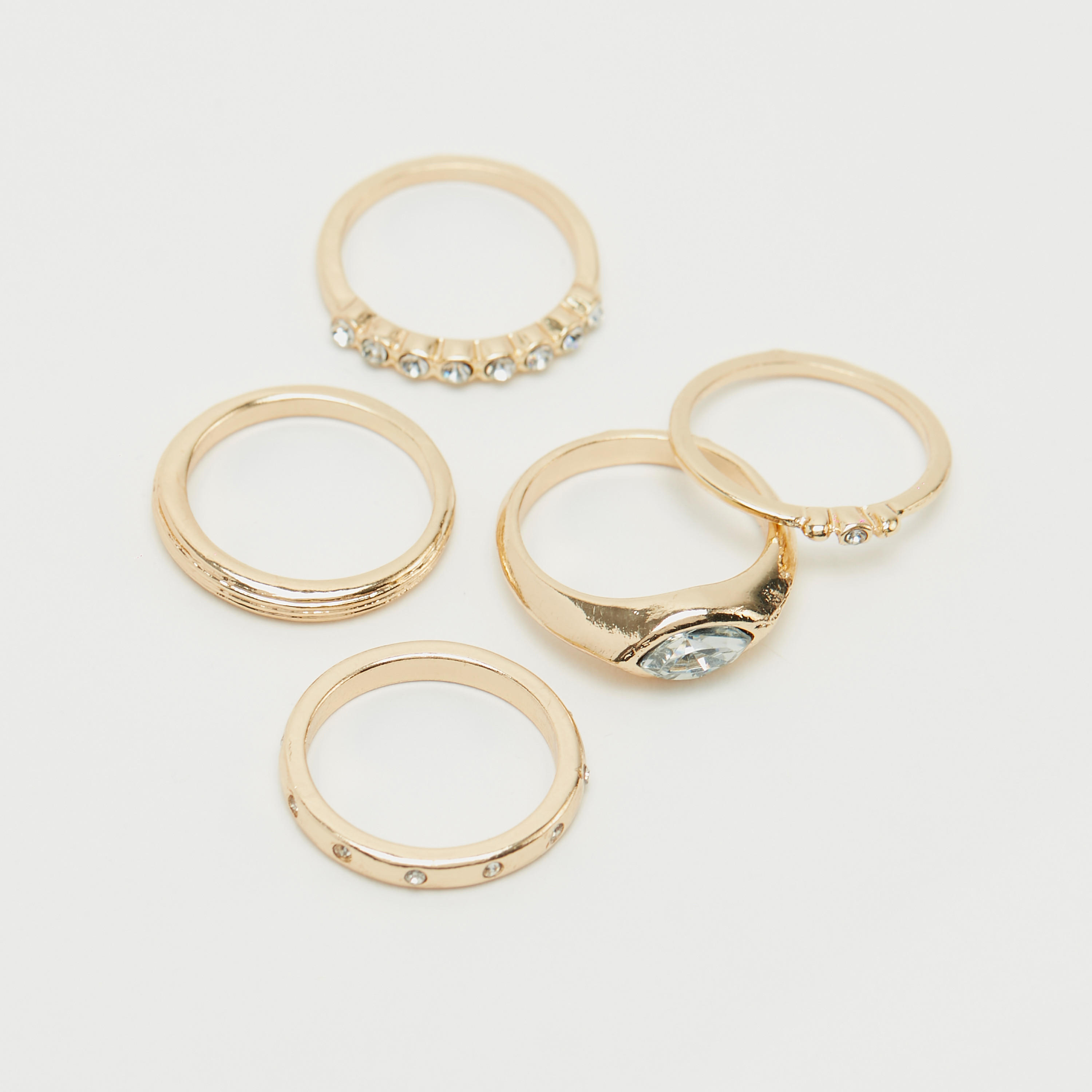 Set of 5 - Embellished Finger Ring-women-watchesandjewellery-jewellery-rings-image-4