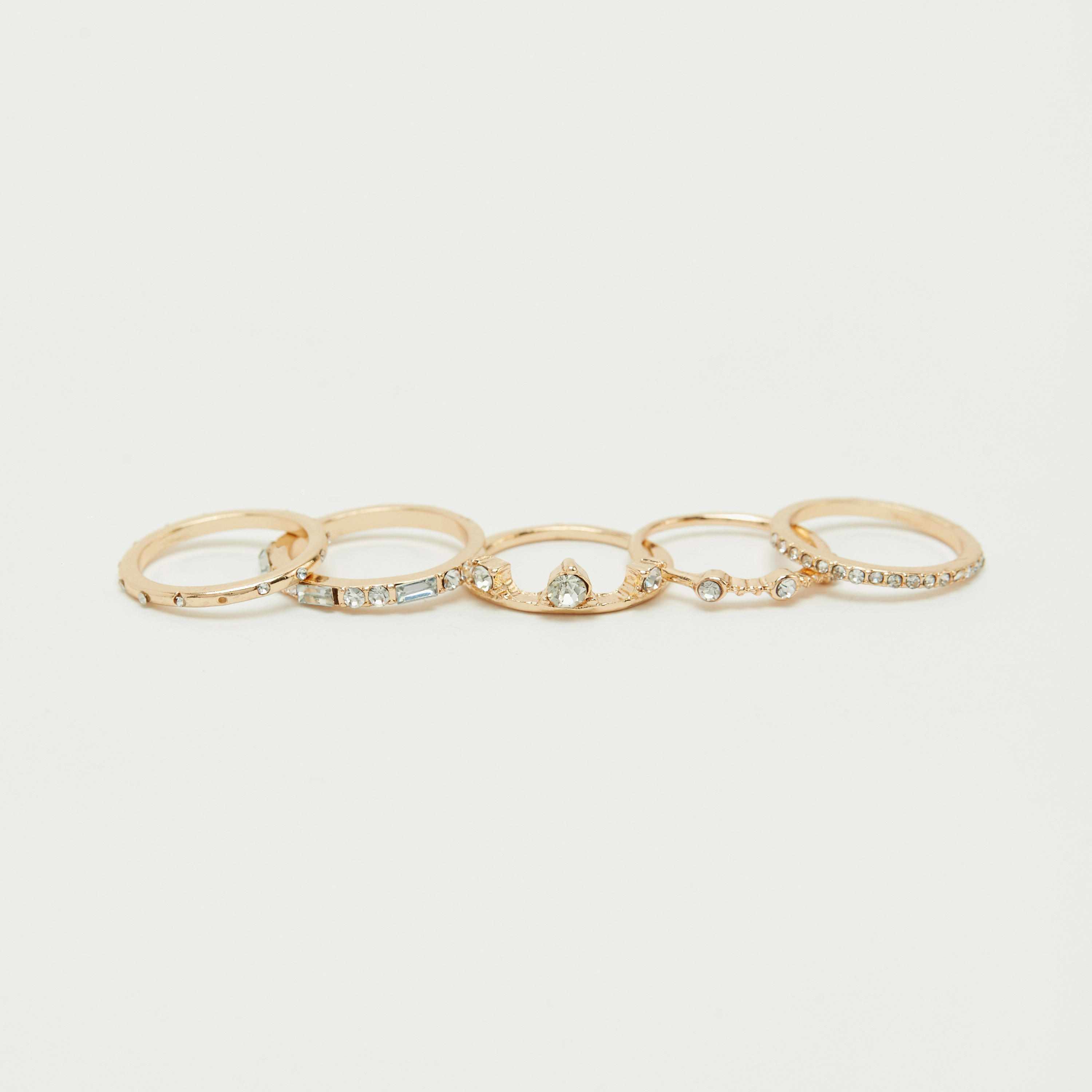 خواتم مزيّنة - طقم من 5-women-watchesandjewellery-jewellery-rings-image-3