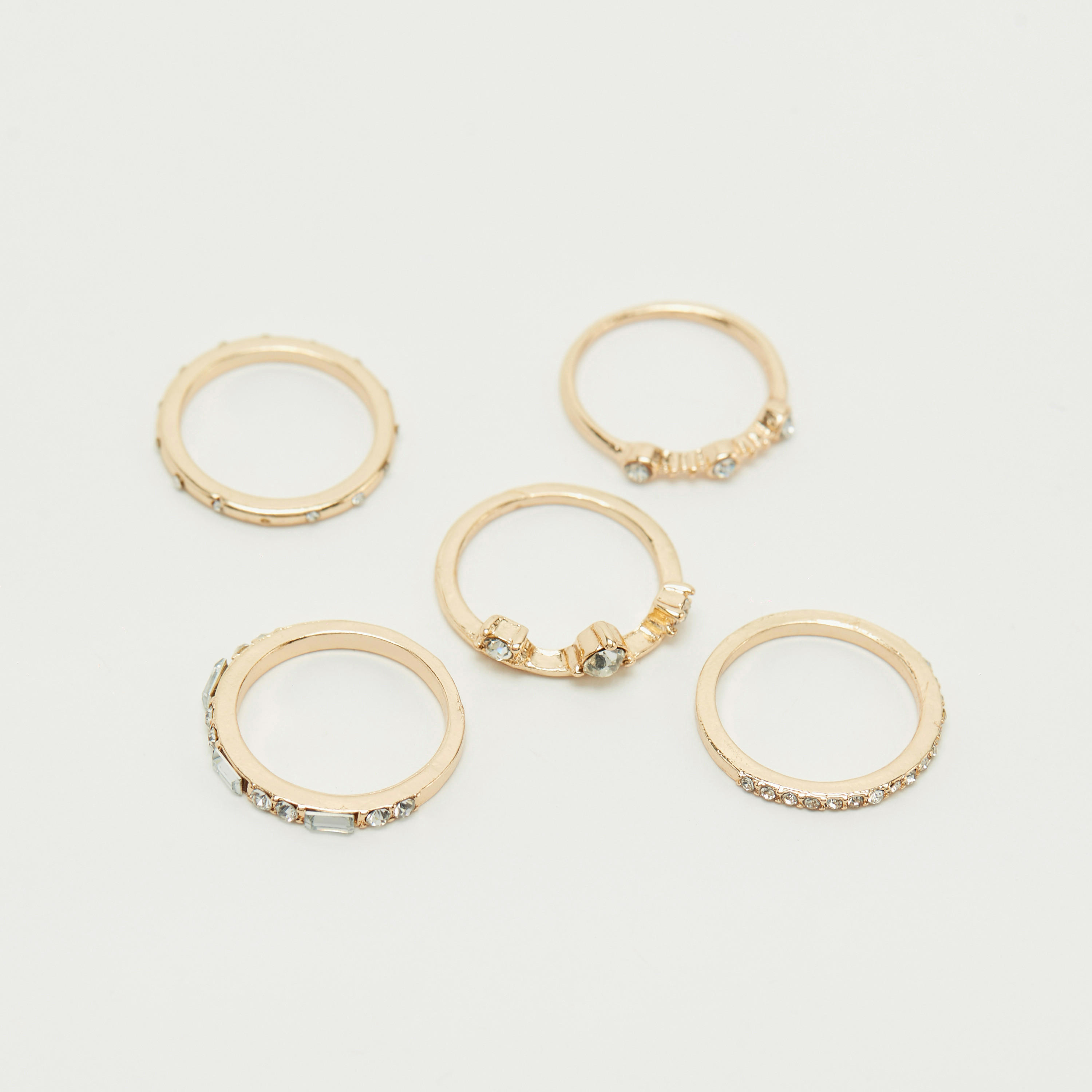 خواتم مزيّنة - طقم من 5-women-watchesandjewellery-jewellery-rings-image-5