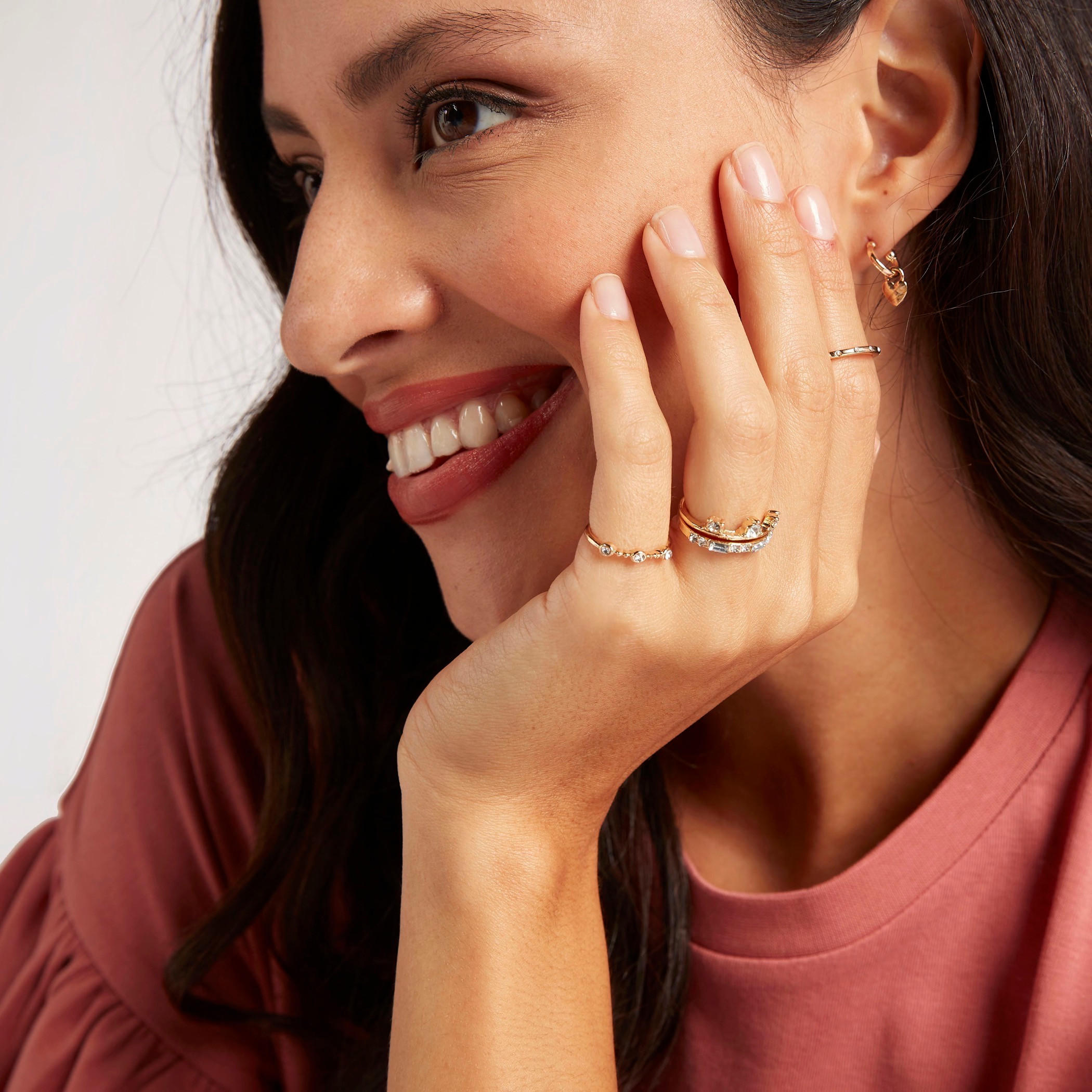 خواتم مزيّنة - طقم من 5-women-watchesandjewellery-jewellery-rings-image-2