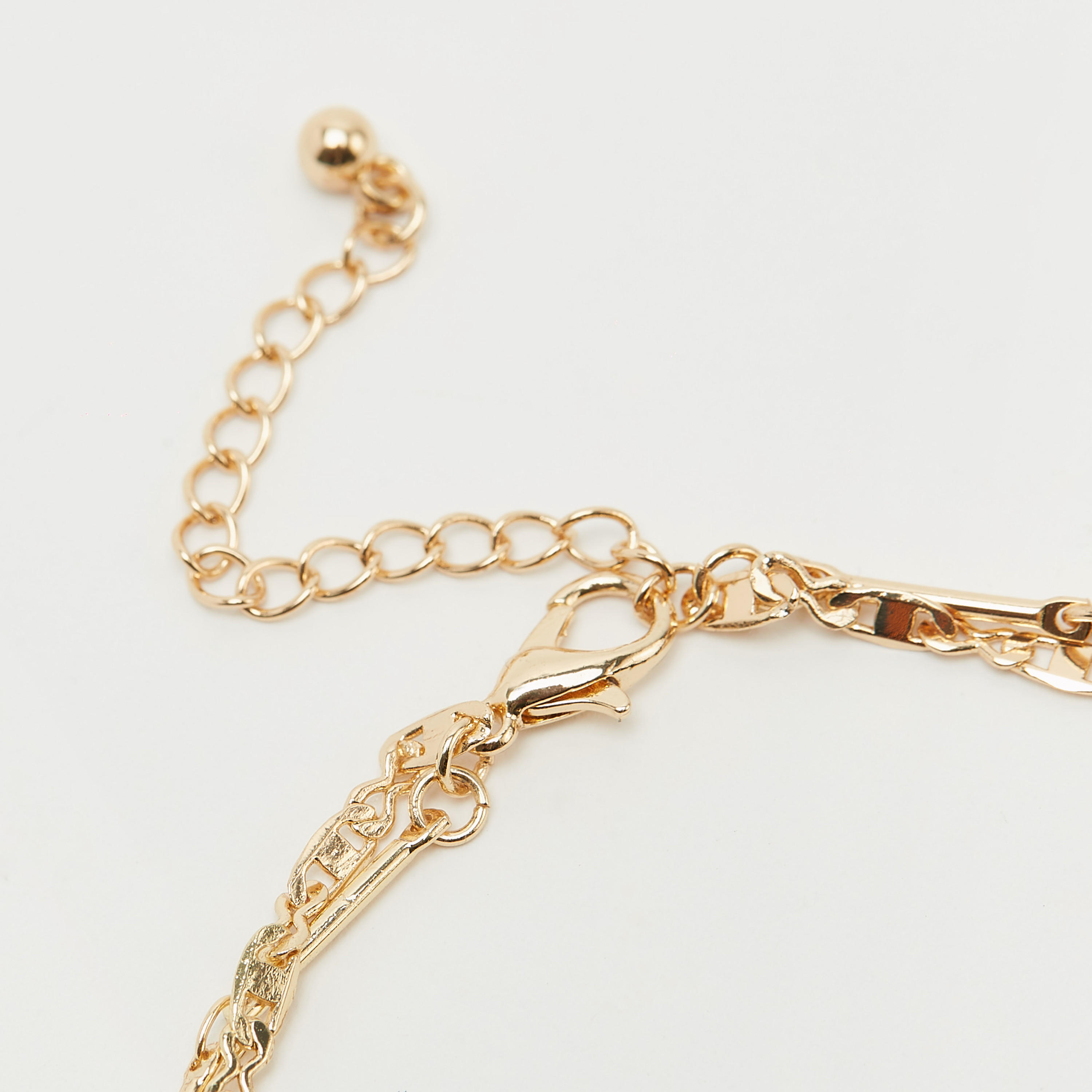 خلخال سلسلة بدلايات مزيّنة ومشبك إغلاق-women-watchesandjewellery-jewellery-anklets-image-3