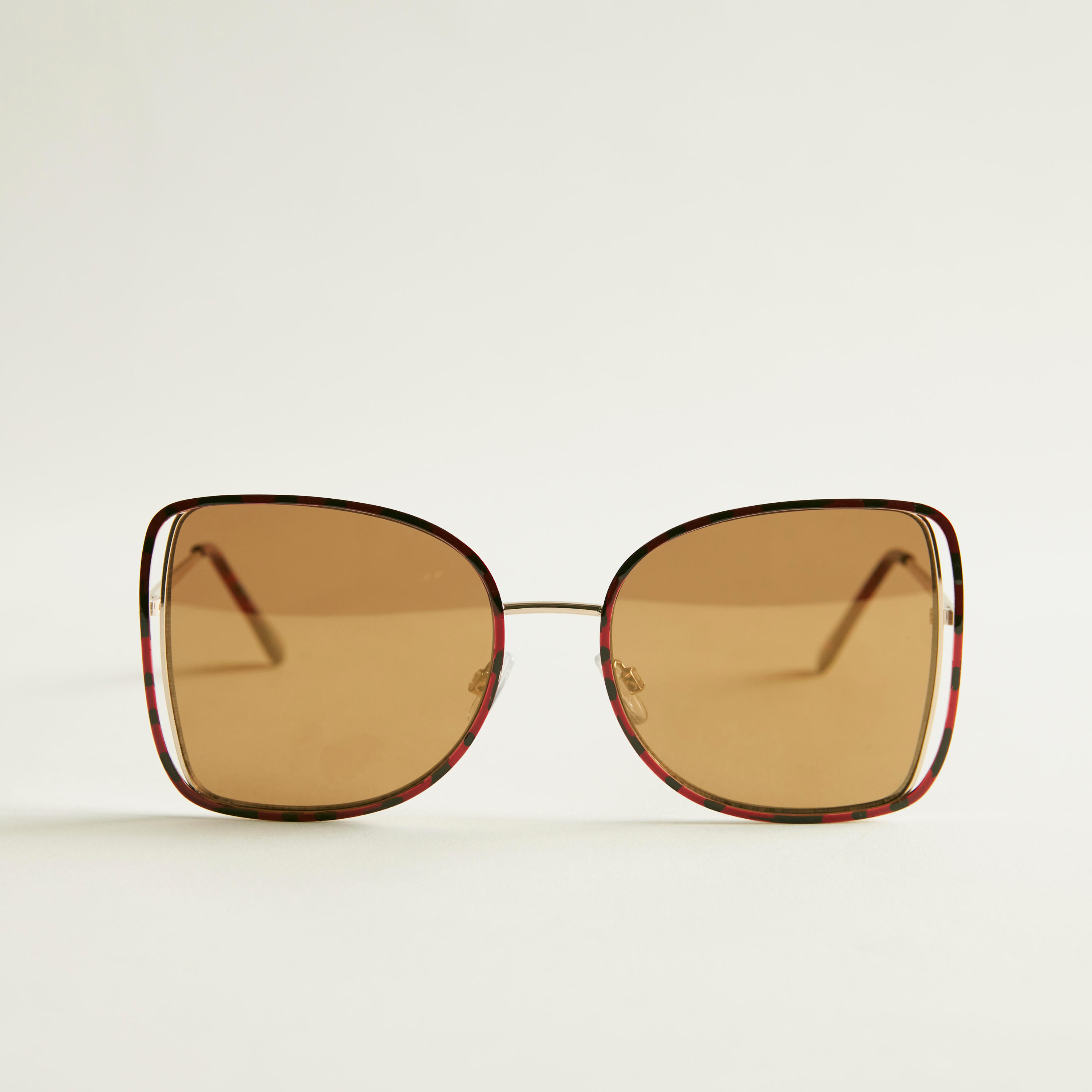 نظّارة شمسية بإطار كامل ووسادات للأنف-women-sunglasses-image-3