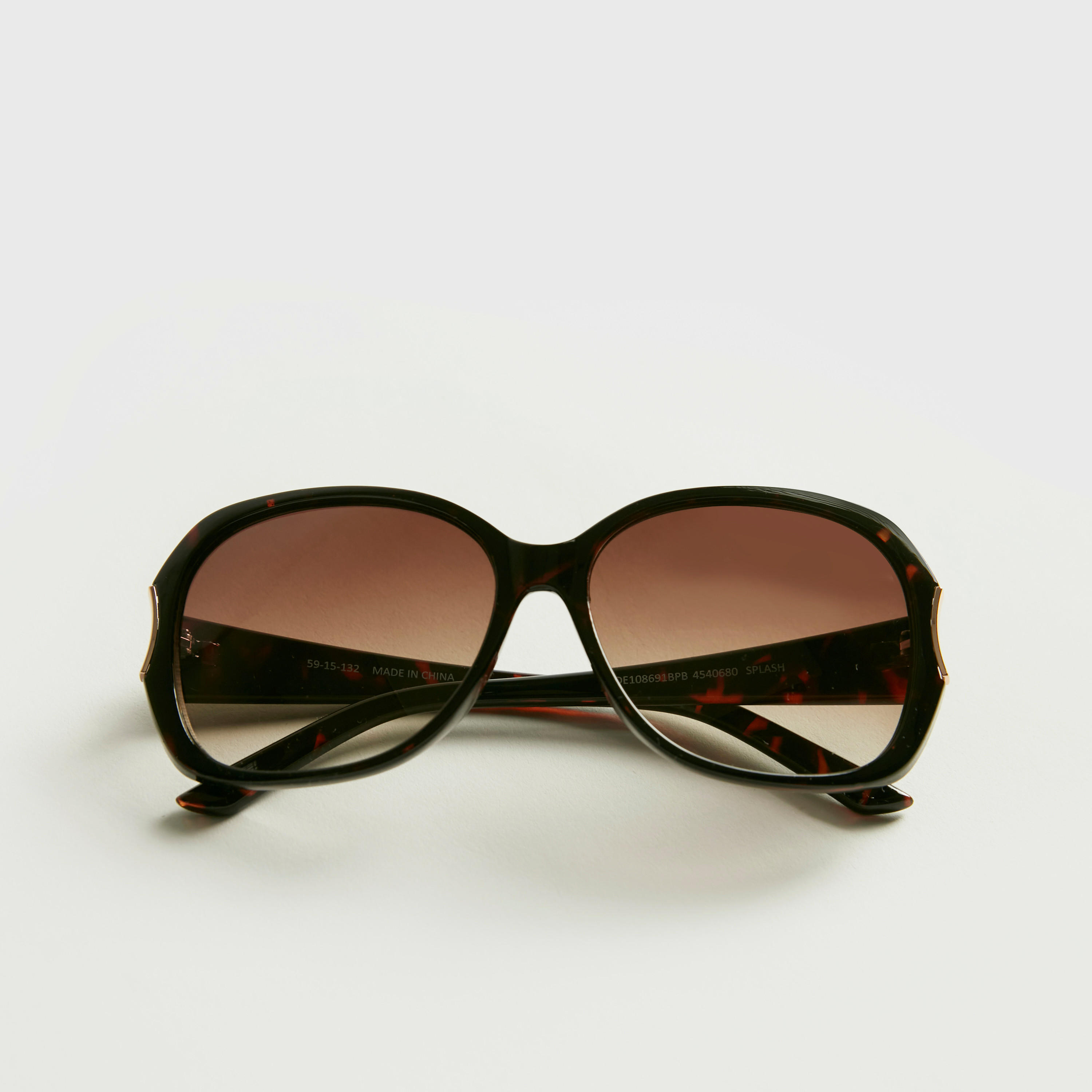 نظّارة شمسية بإطار كامل ووسادات للأنف-women-sunglasses-image-4