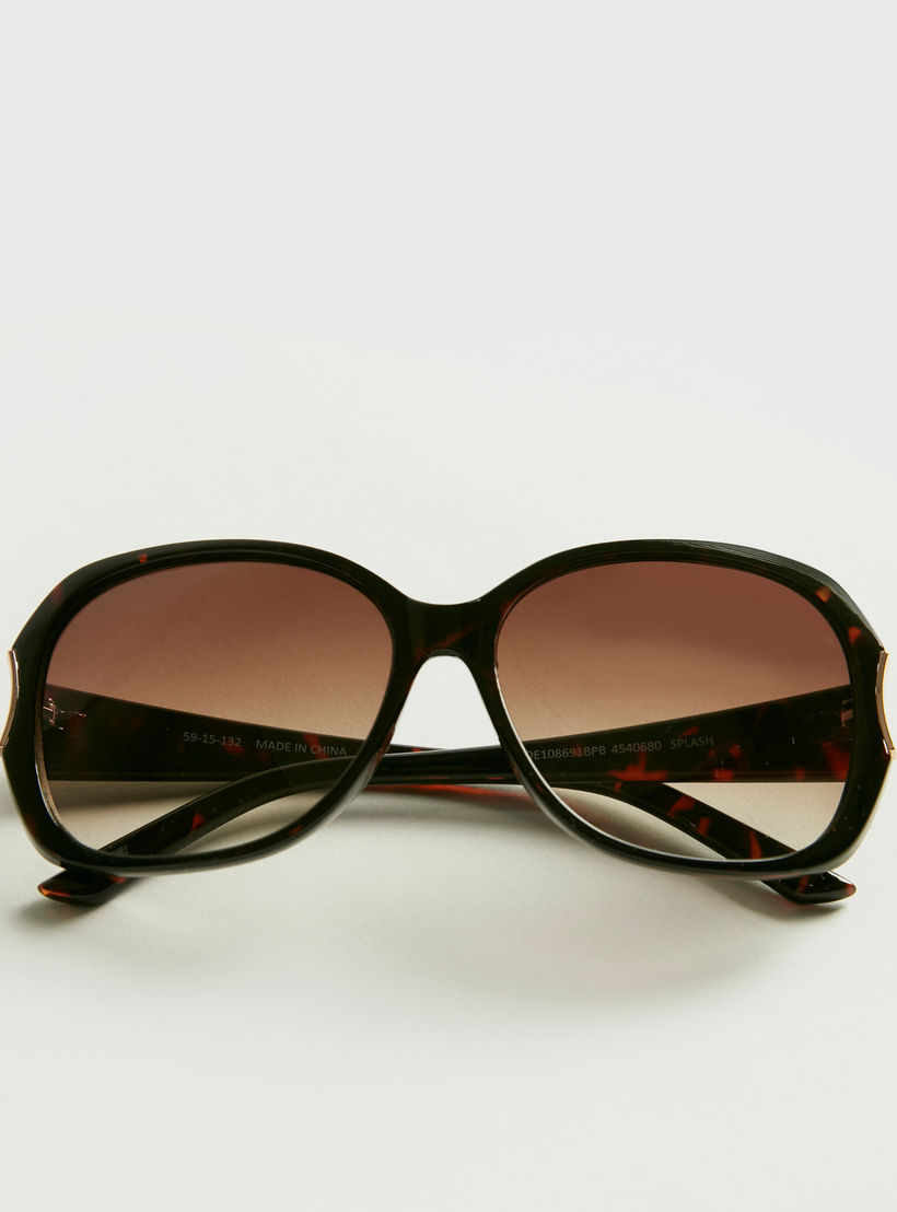 نظّارة شمسية بإطار كامل ووسادات للأنف-women-sunglasses-image-4