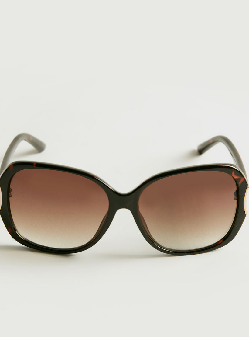 نظّارة شمسية بإطار كامل ووسادات للأنف-women-sunglasses-image-2