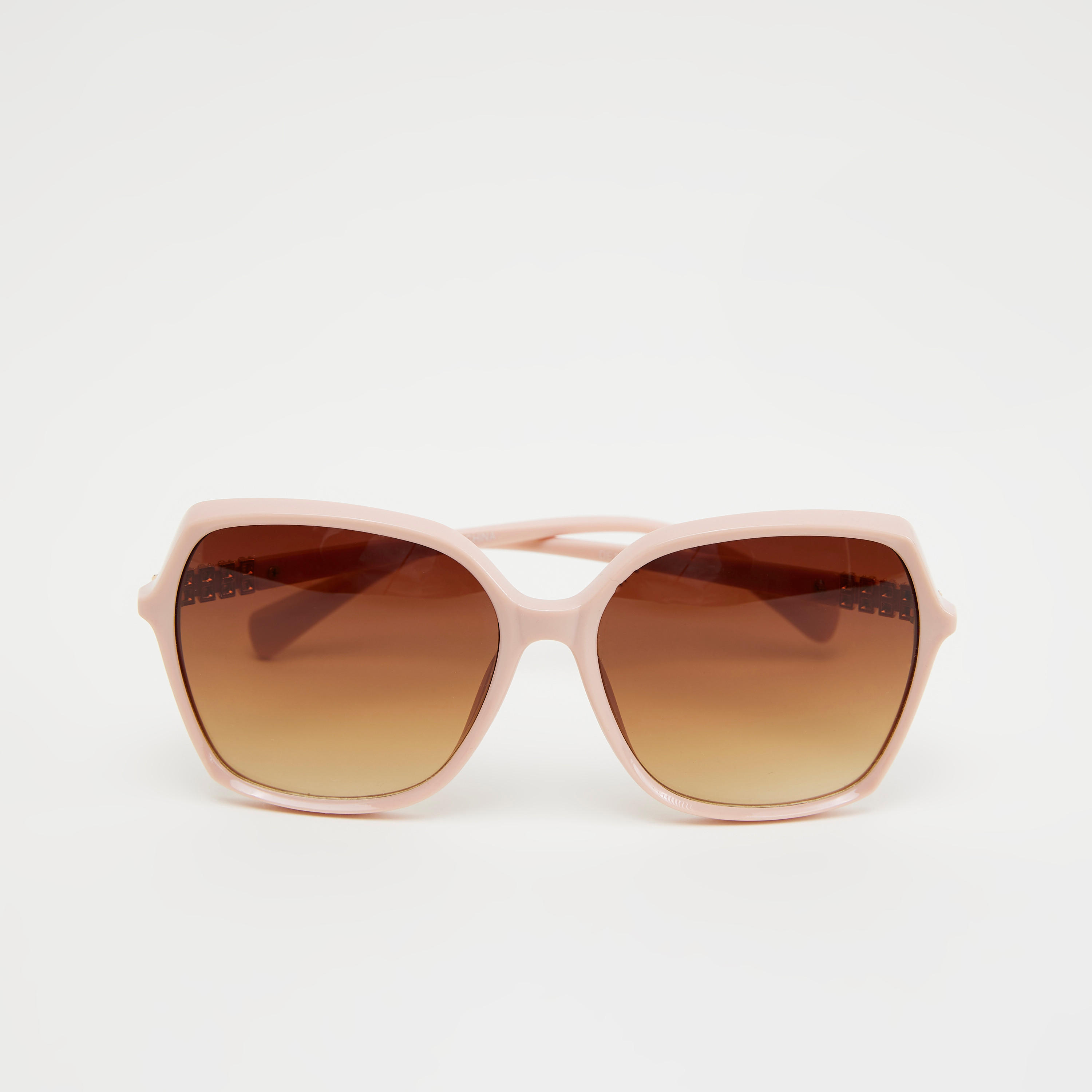 نظارة شمسية بإطار مربع كامل مع ذراع مزخرف-women-sunglasses-image-1