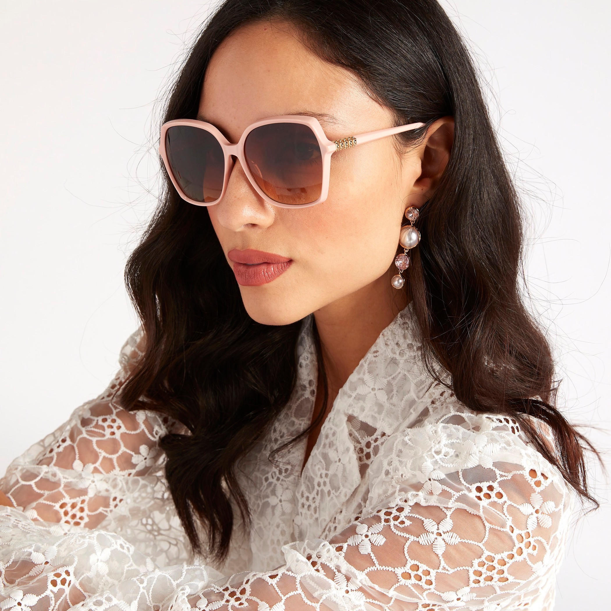 نظارة شمسية بإطار مربع كامل مع ذراع مزخرف-women-sunglasses-image-2