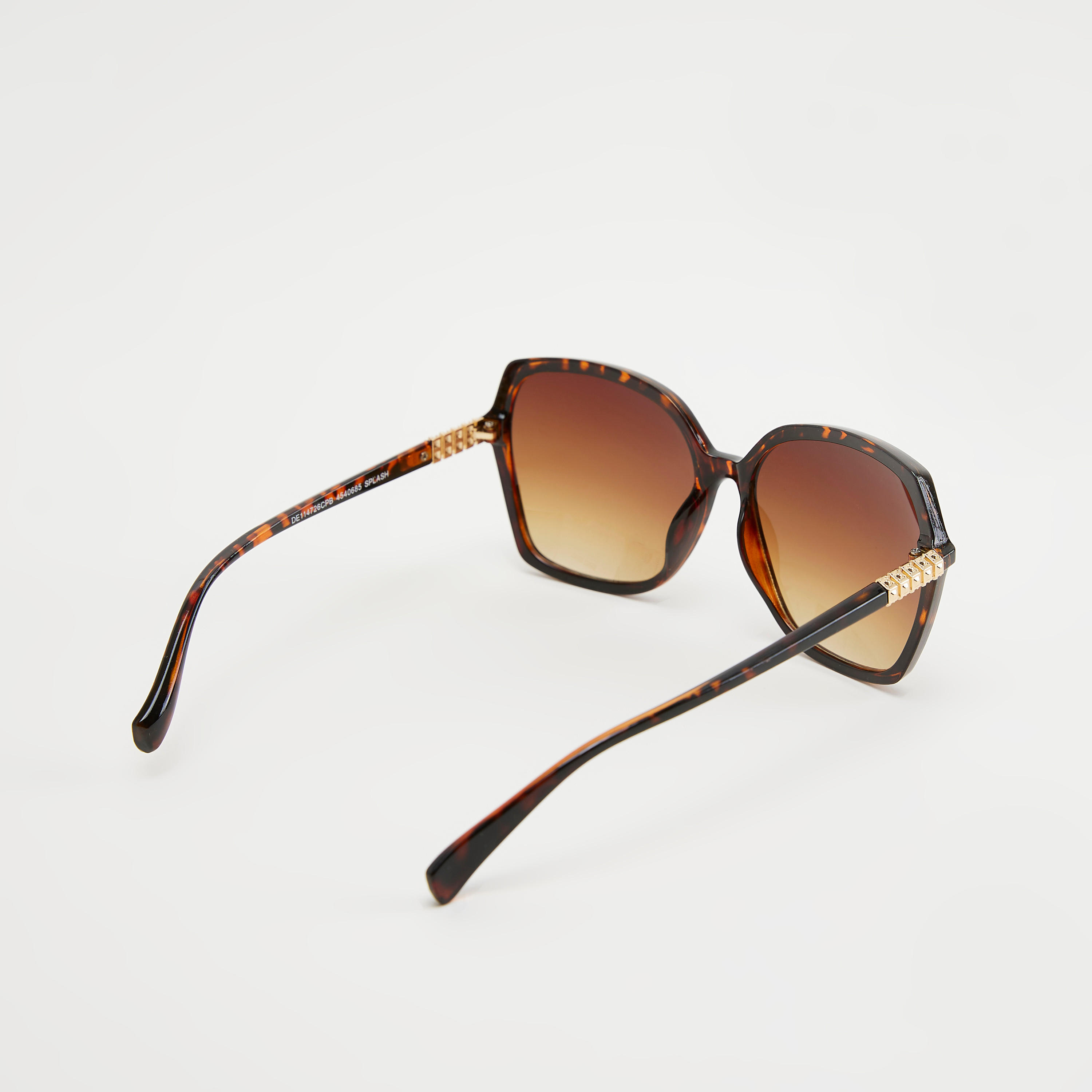 نظارة شمسية بإطار مربع كامل مع لمسات معدنية على الذراع-women-sunglasses-image-5