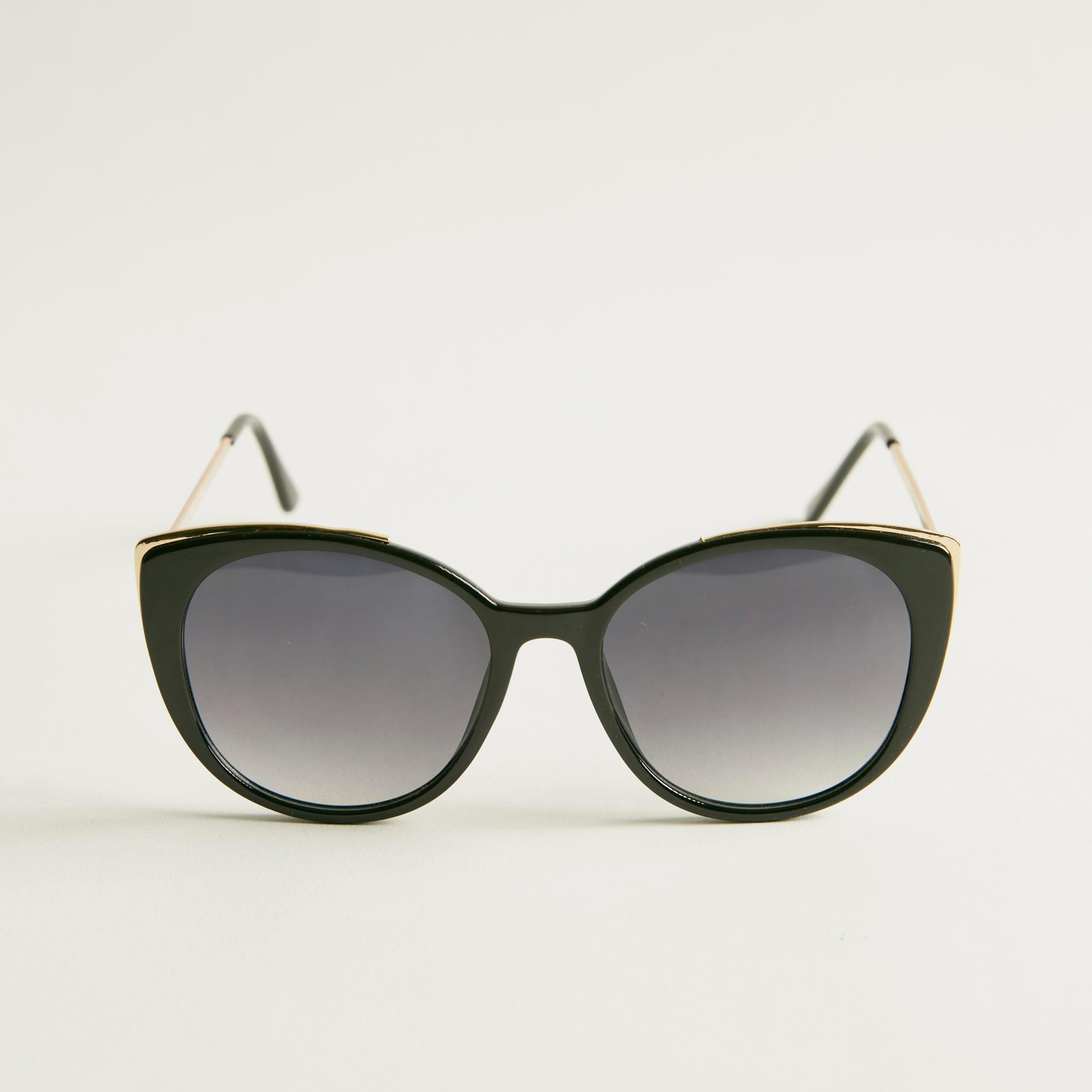 نظّارة شمسيّة عين القطة بإطار كامل وتقليم ميتاليك-women-sunglasses-image-4