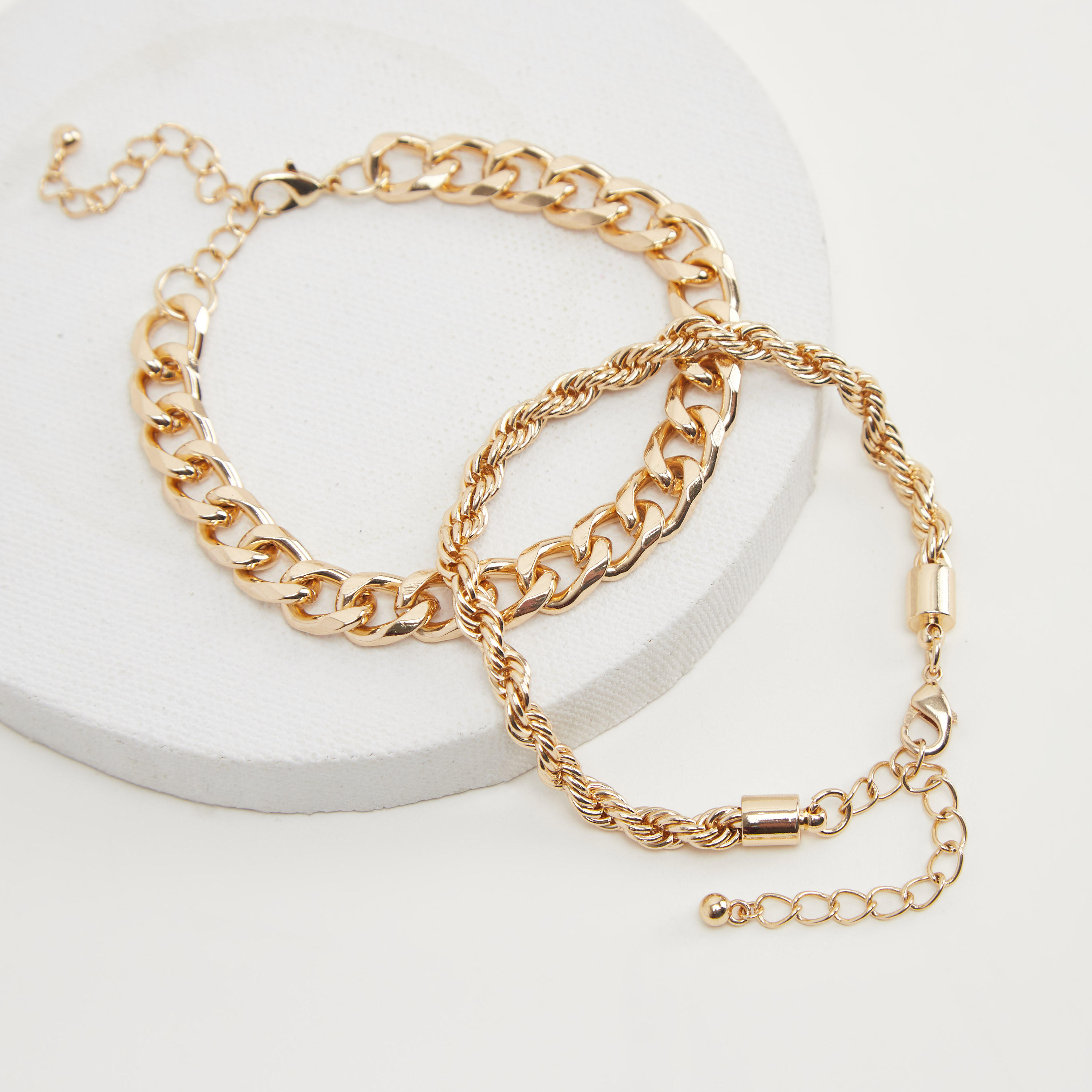 Set of 4 - Assorted Bracelet with Lobster Clasp-women-watchesandjewellery-jewellery-banglesandbracelets-image-4