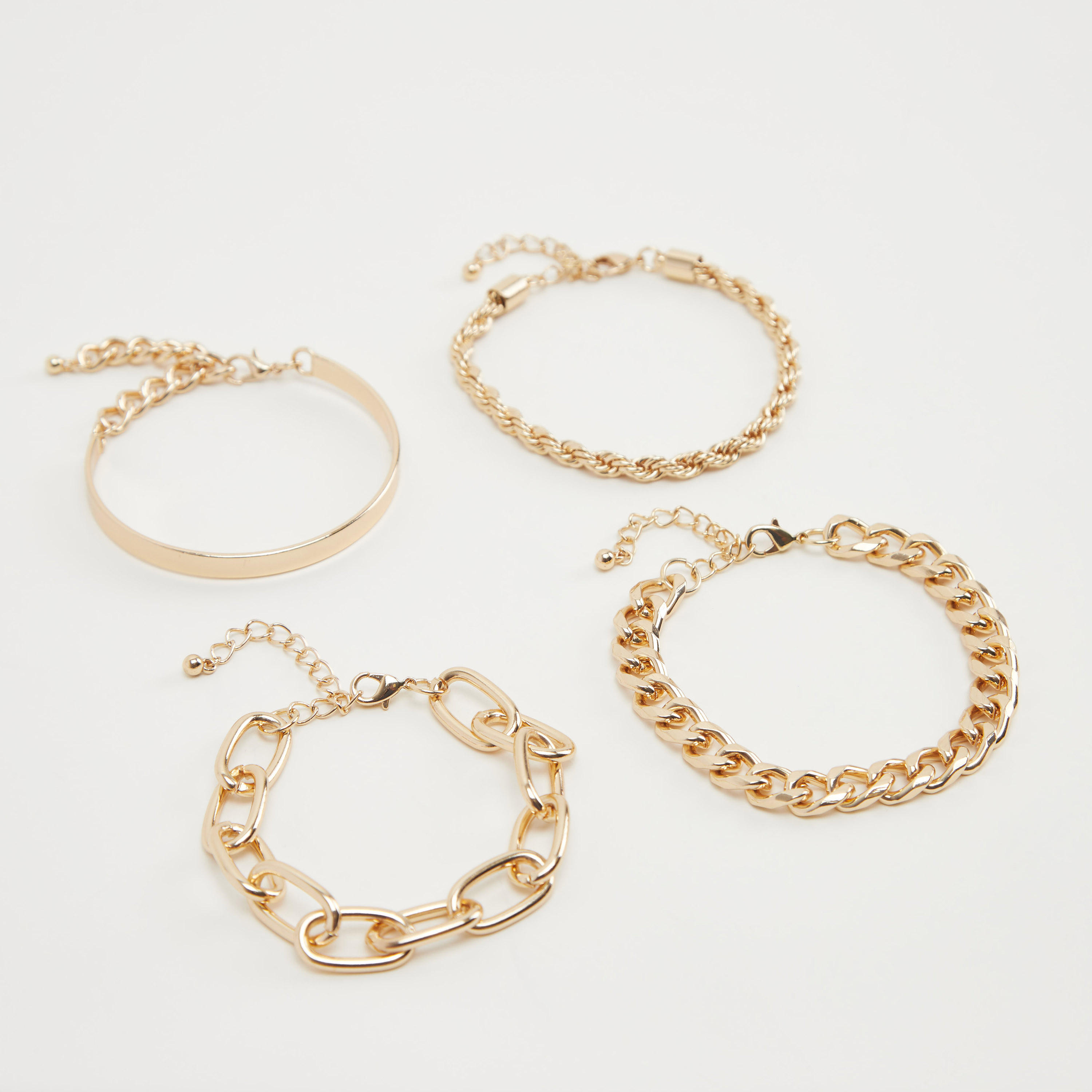 Set of 4 - Assorted Bracelet with Lobster Clasp-women-watchesandjewellery-jewellery-banglesandbracelets-image-5