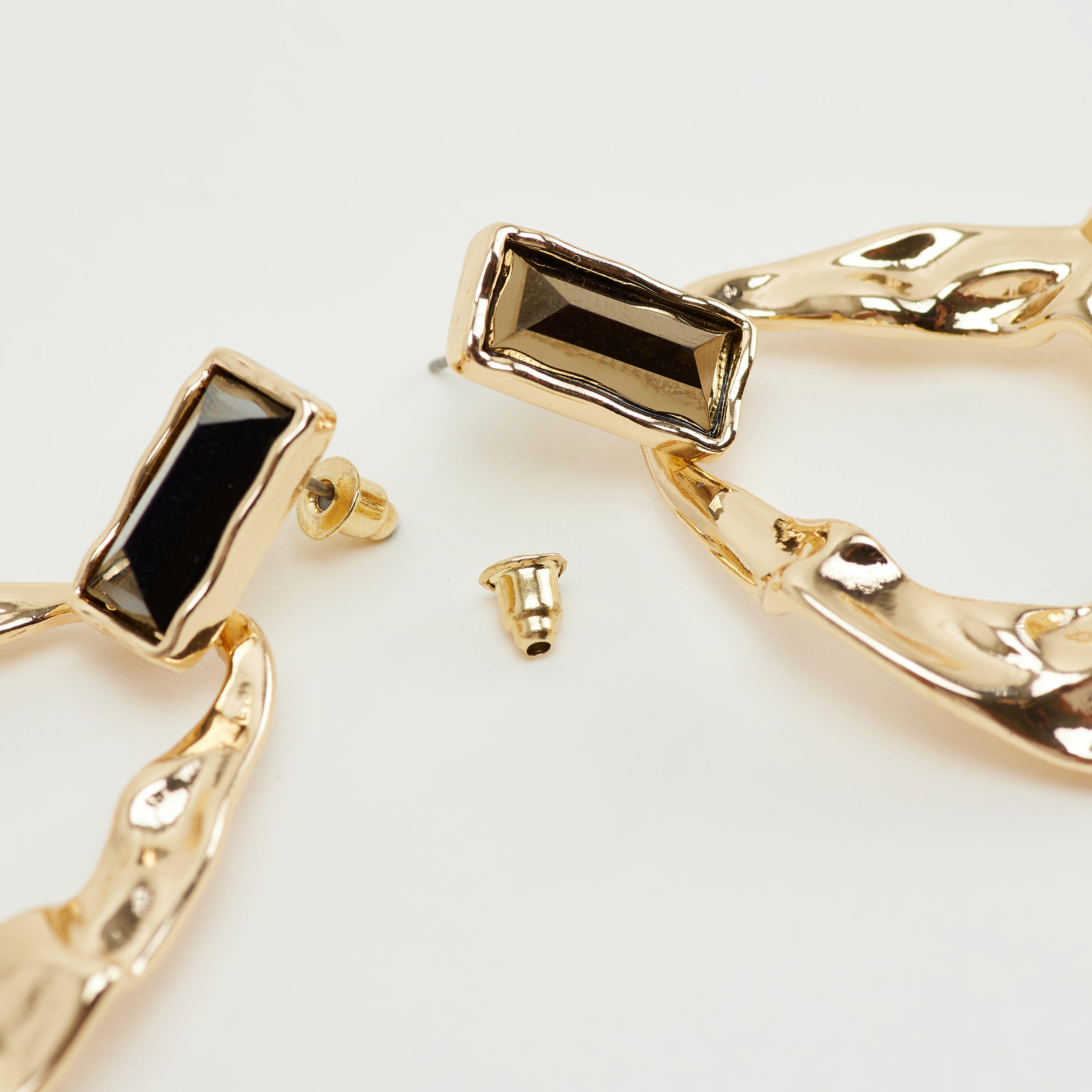 Embellished Dangling Earrings with Pushback Closure-women-watchesandjewellery-jewellery-earrings-image-5