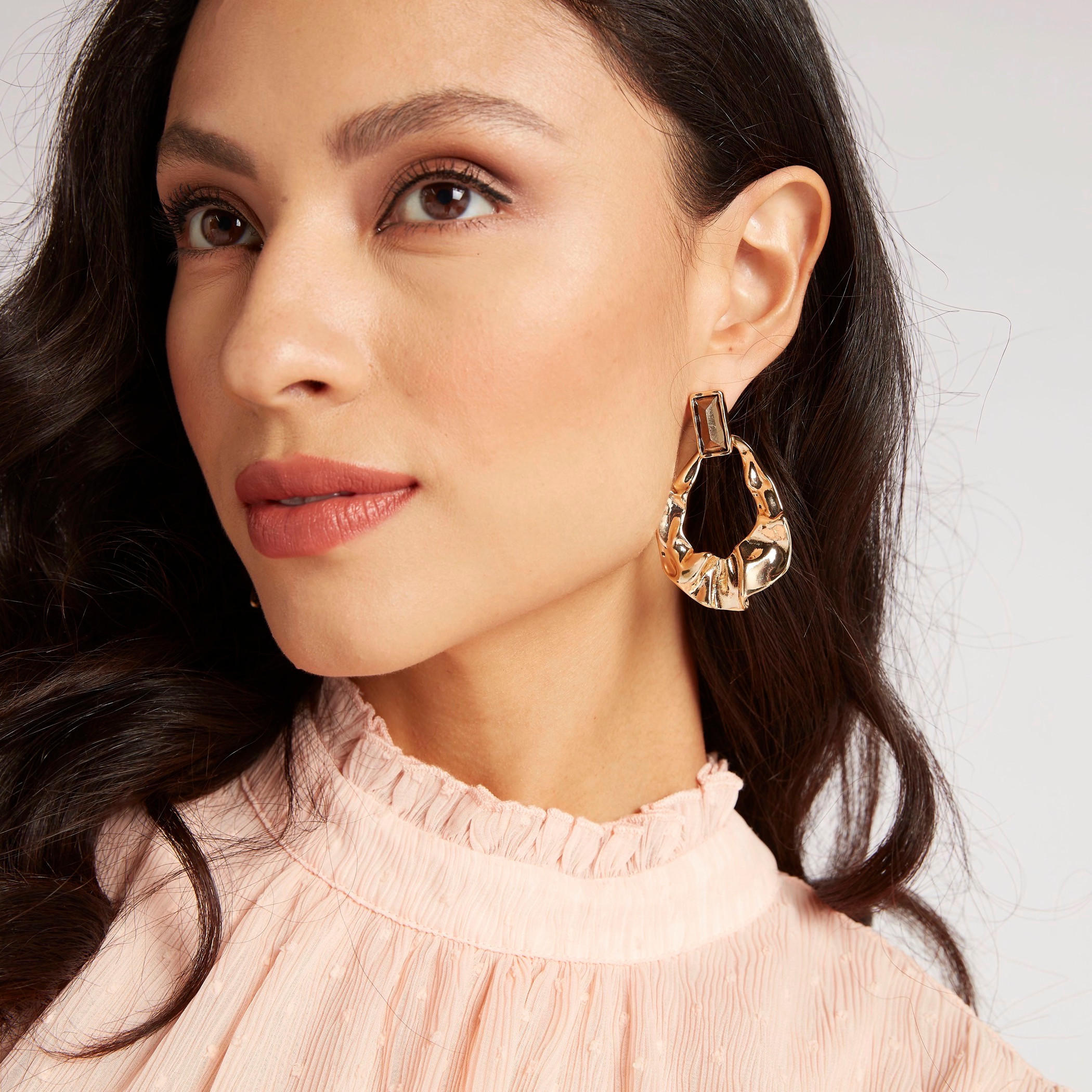 Embellished Dangling Earrings with Pushback Closure-women-watchesandjewellery-jewellery-earrings-image-2