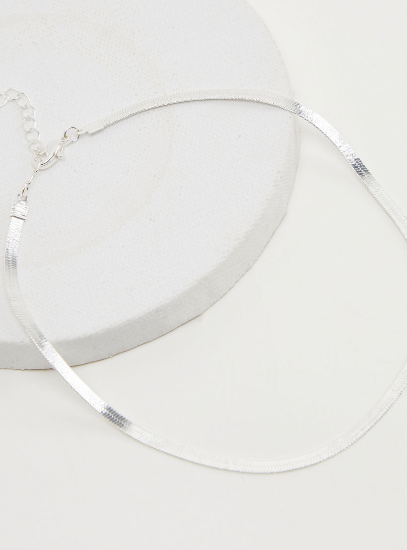 قلادة ميتاليك بدلّاية ومشبك إغلاق - طقم من 4 قطع-women-watchesandjewellery-jewellery-necklacesandpendants-image-4