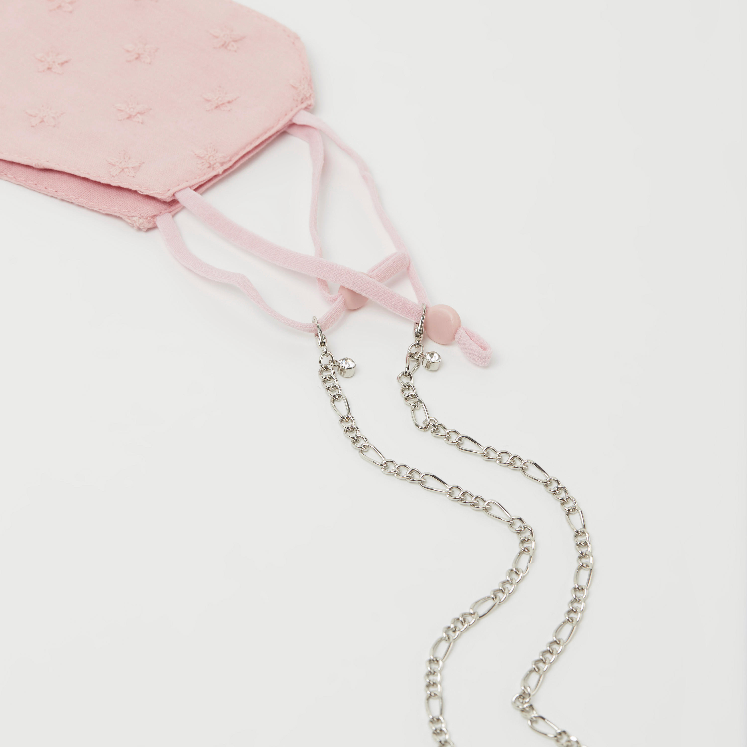 سلسلة ميتاليك لقناع الوجه بدلّايات-women-clothingaccessories-novelties-image-1