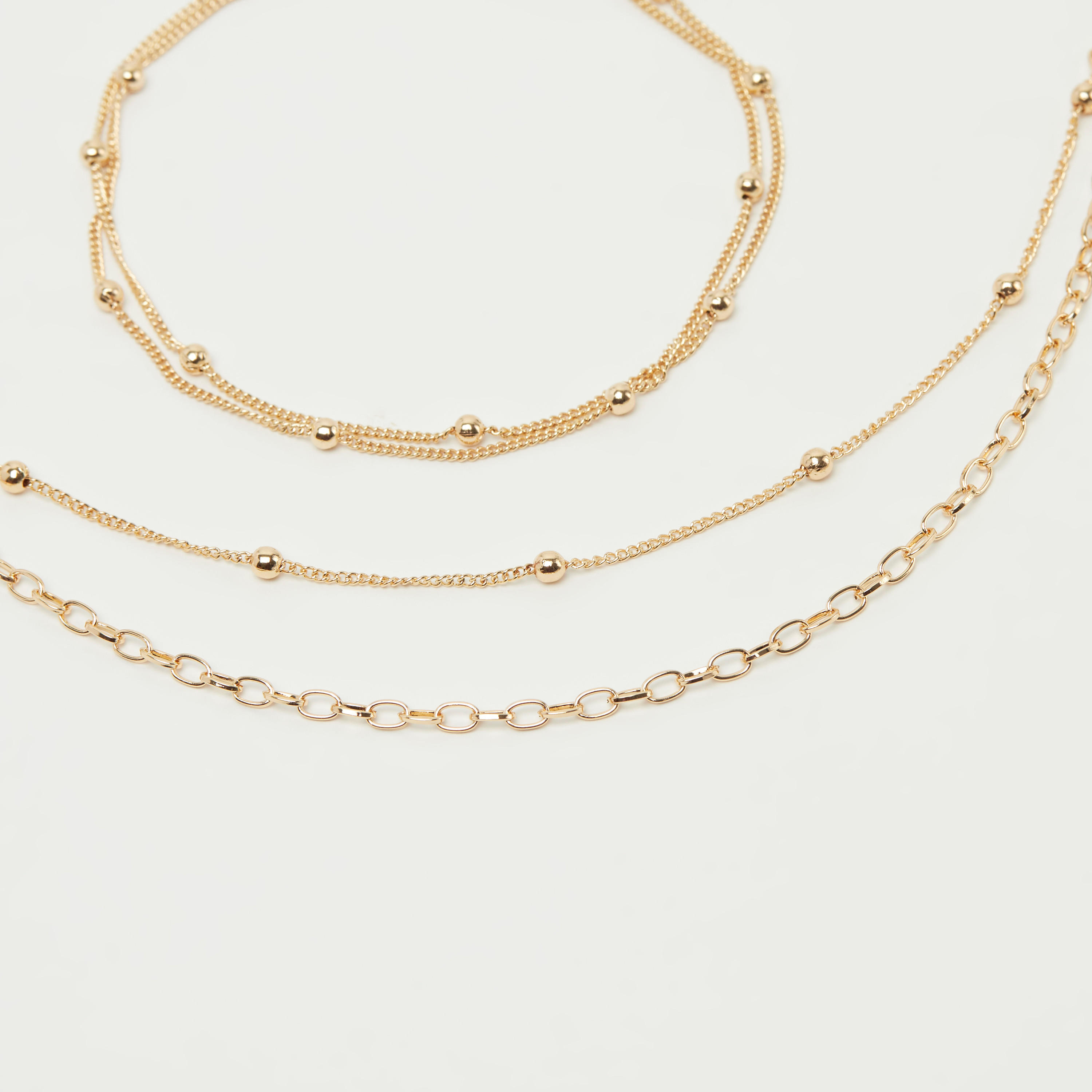 Set of 2 - Metallic Anklets with Lobster Clasp-women-watchesandjewellery-jewellery-anklets-image-2