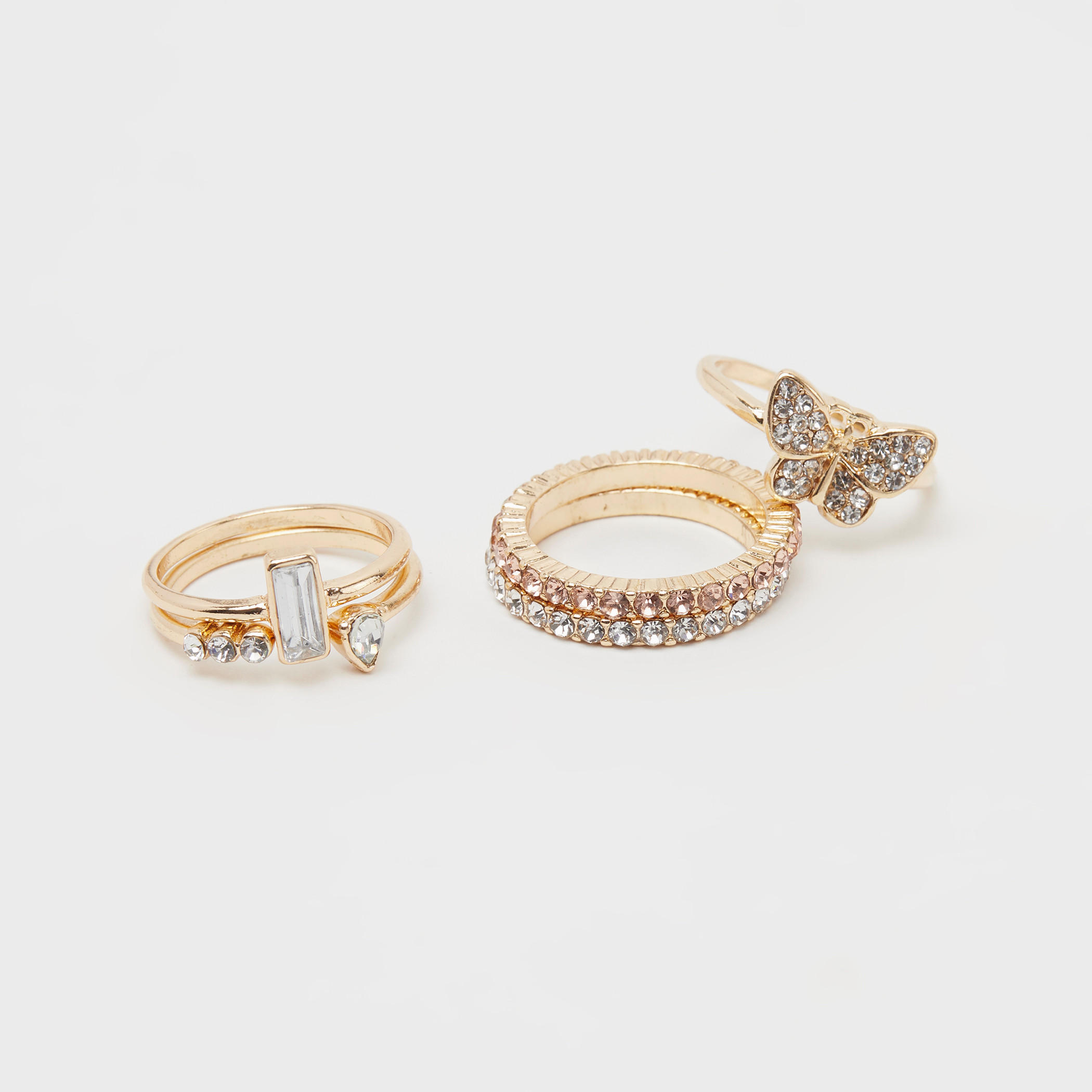خواتم مزيّنة - طقم من 5-women-watchesandjewellery-jewellery-rings-image-3