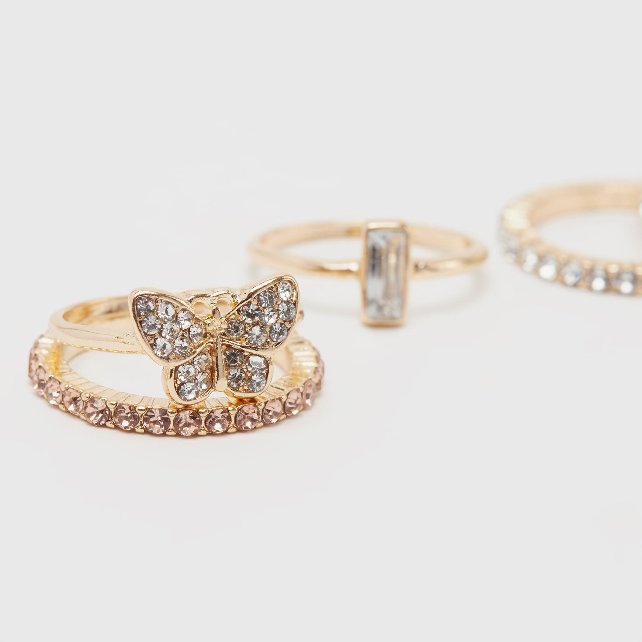 خواتم مزيّنة - طقم من 5-women-watchesandjewellery-jewellery-rings-image-4