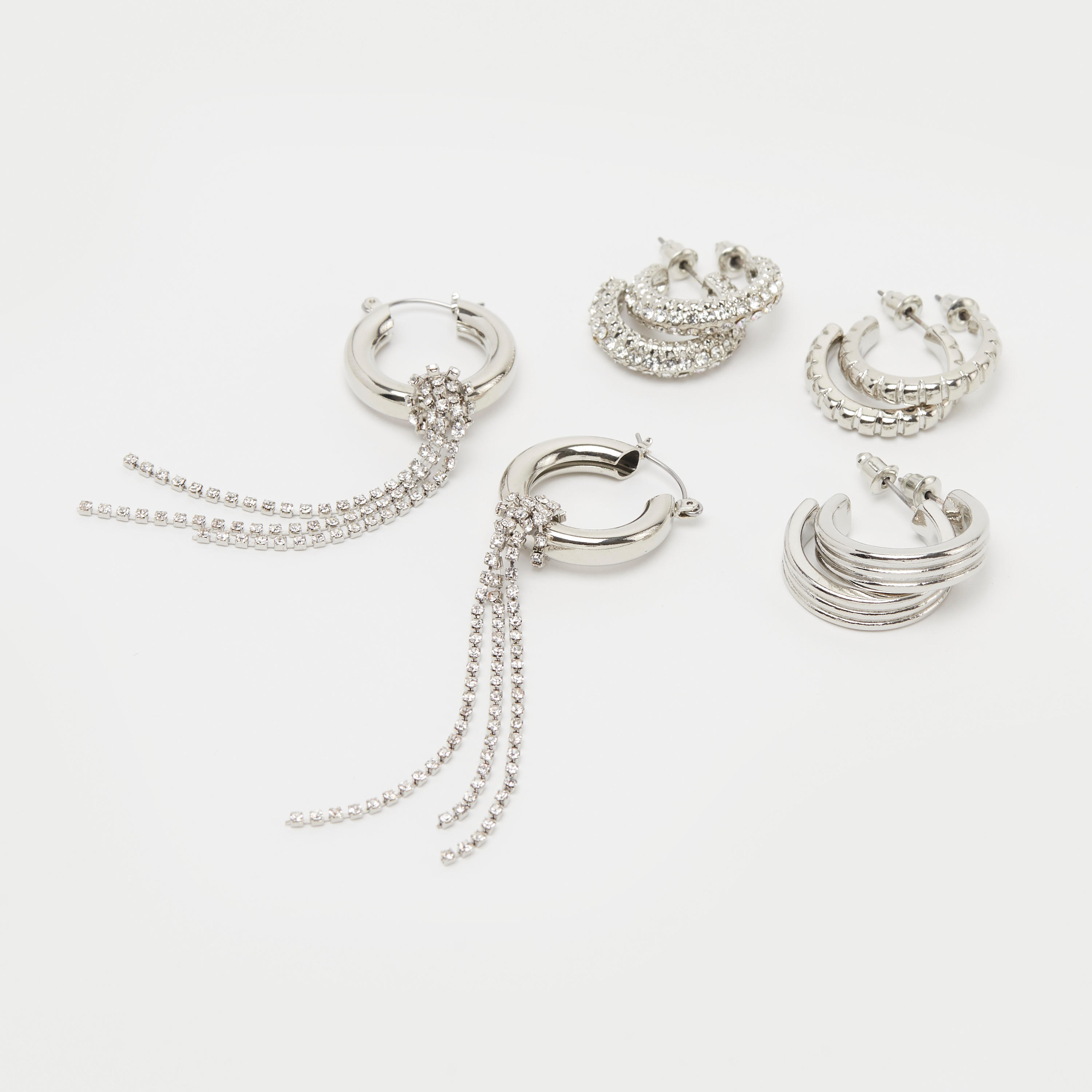 حلقان مزيّنة - طقم من 4-women-watchesandjewellery-jewellery-earrings-image-4