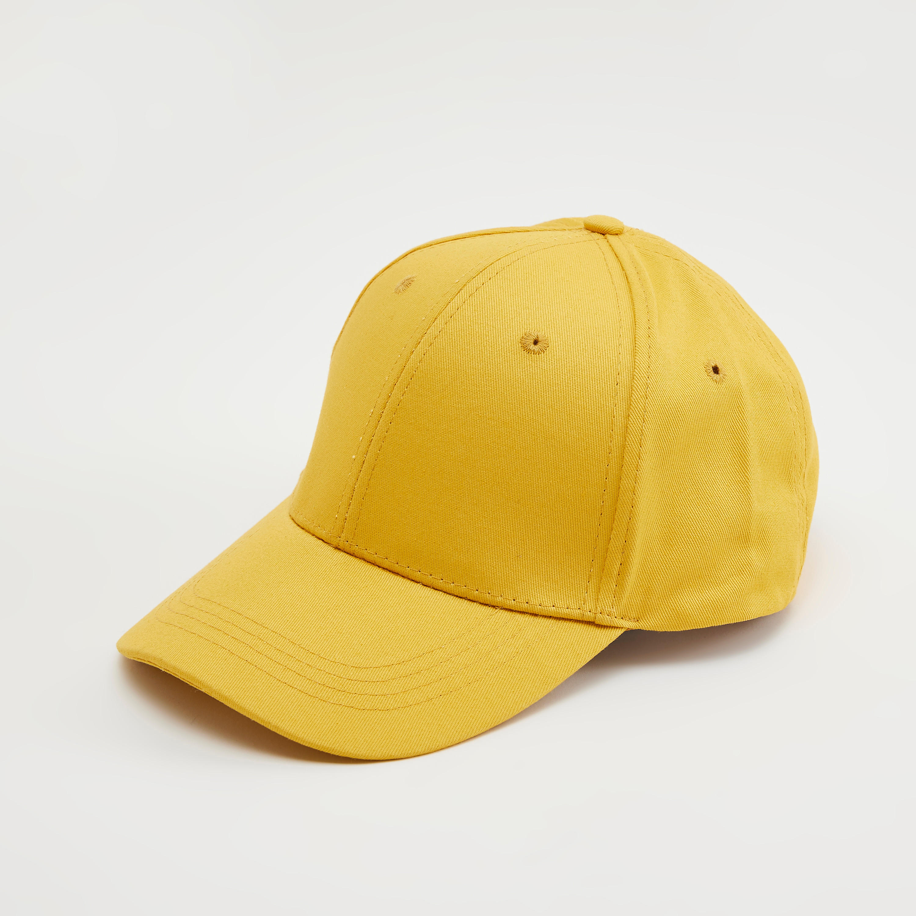 كاب بيسبول سادة بحزام بإبزيم إغلاق-women-clothingaccessories-capsandhats-image-5