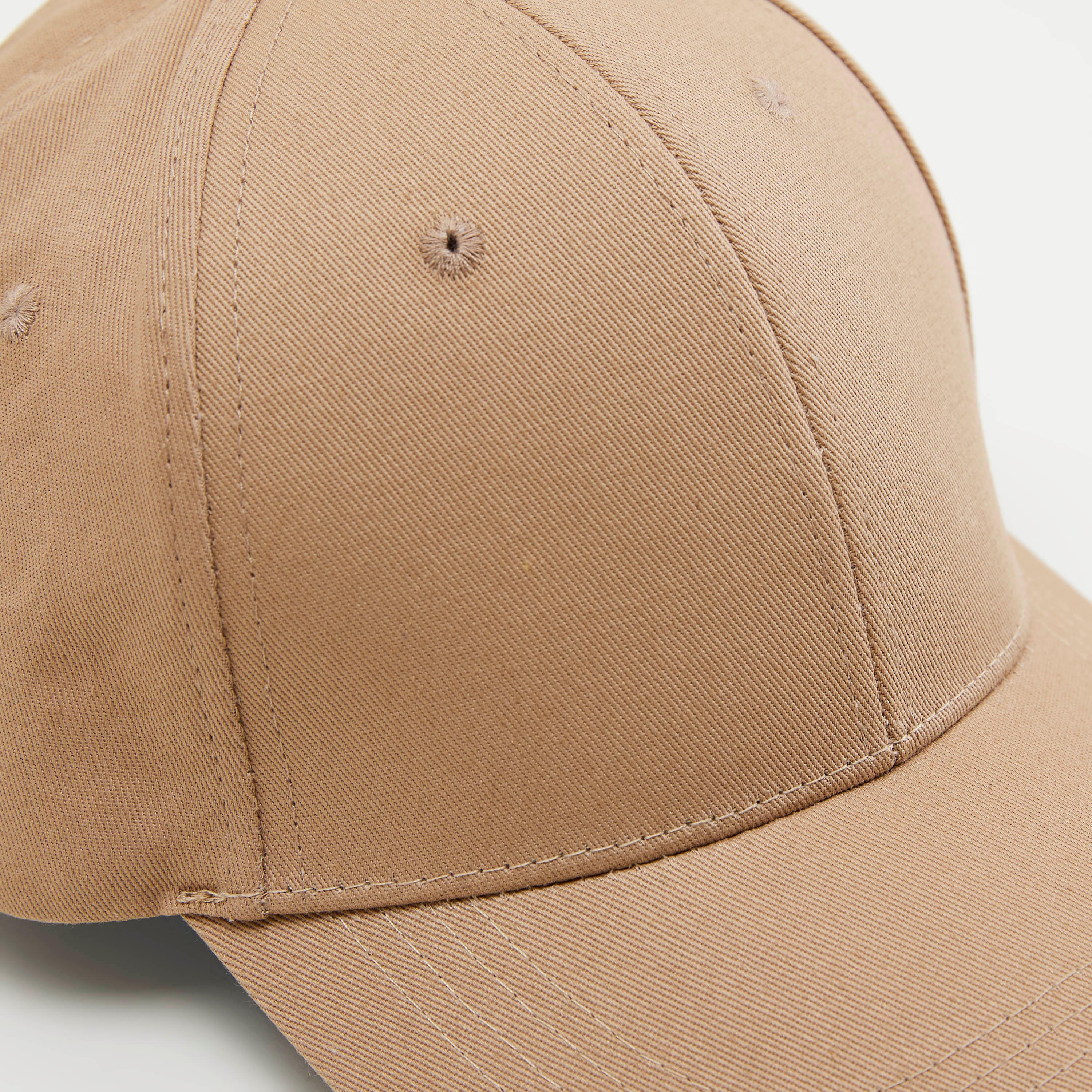 Solid Baseball Cap with Buckle Strap Closure-women-clothingaccessories-capsandhats-image-3