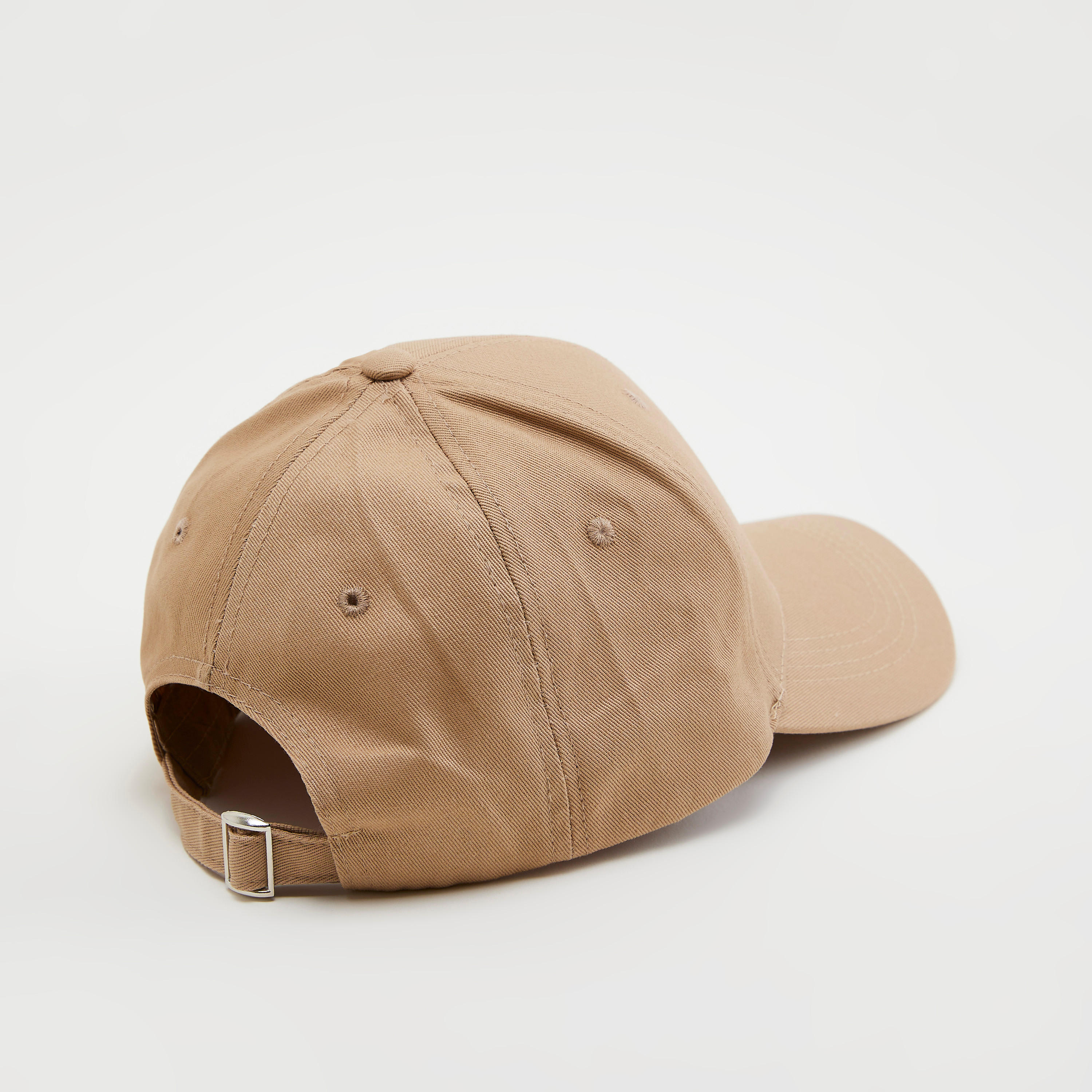 Solid Baseball Cap with Buckle Strap Closure-women-clothingaccessories-capsandhats-image-4