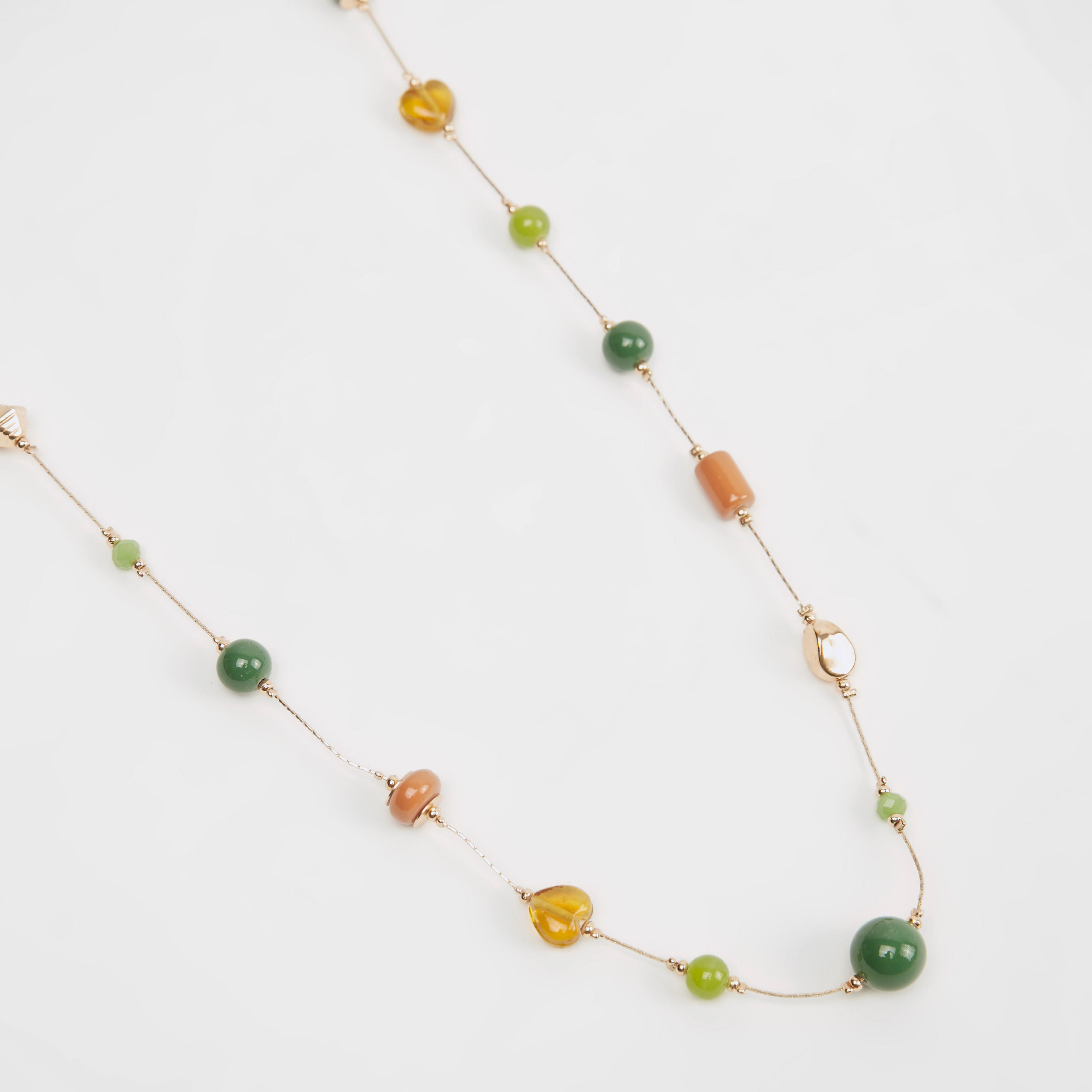 Beaded Metal Necklace-women-watchesandjewellery-jewellery-necklacesandpendants-image-1