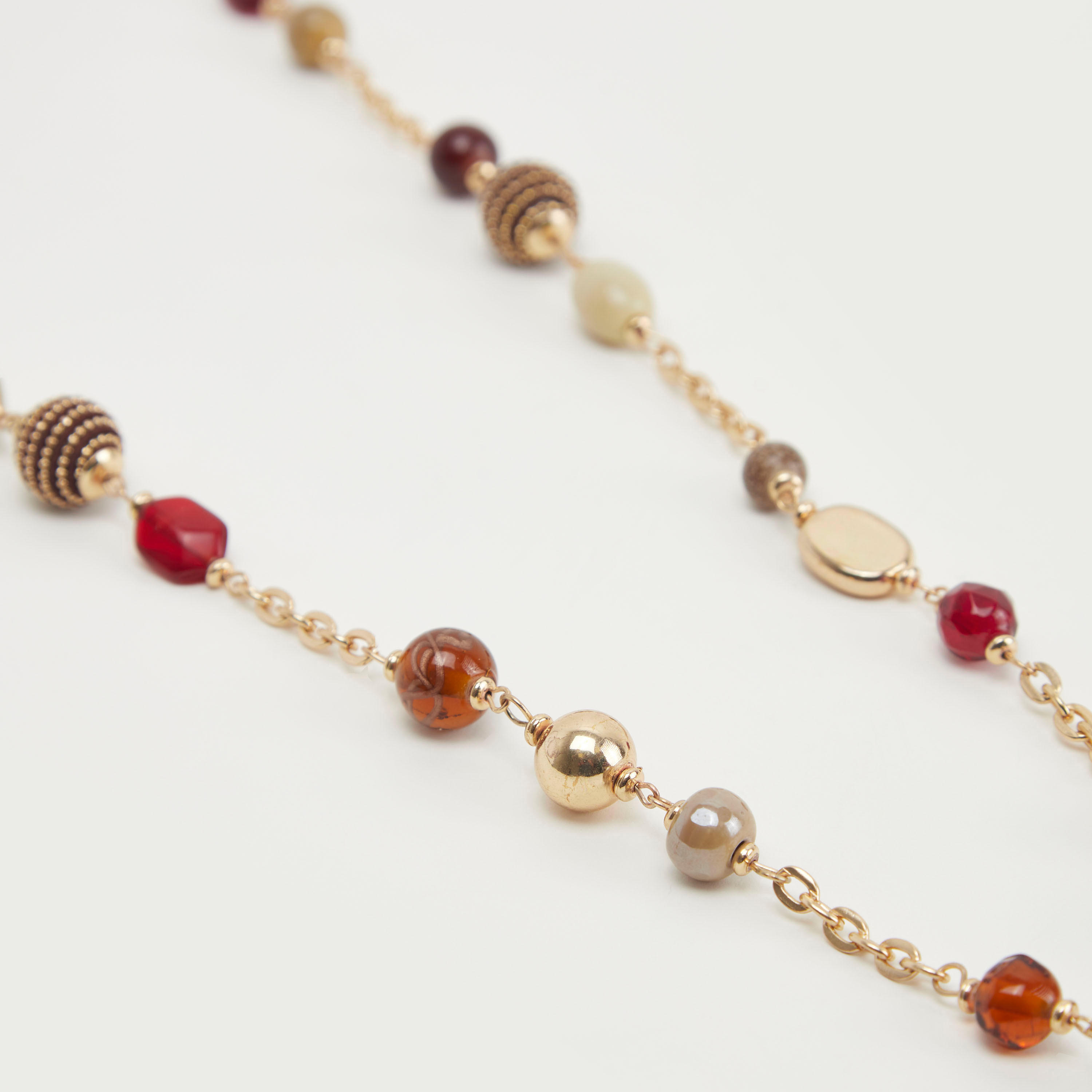 قلادة سلسلة مزينة بالخرز-women-watchesandjewellery-jewellery-necklacesandpendants-image-3